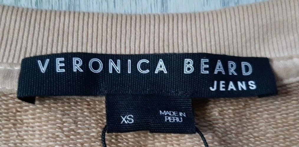 Veronica Beard VERONICA BEARD Analeigh Sweatshirt Sand Long Puff Sleeve Size XS / US 0-2 / IT 36-38 - 3 Thumbnail