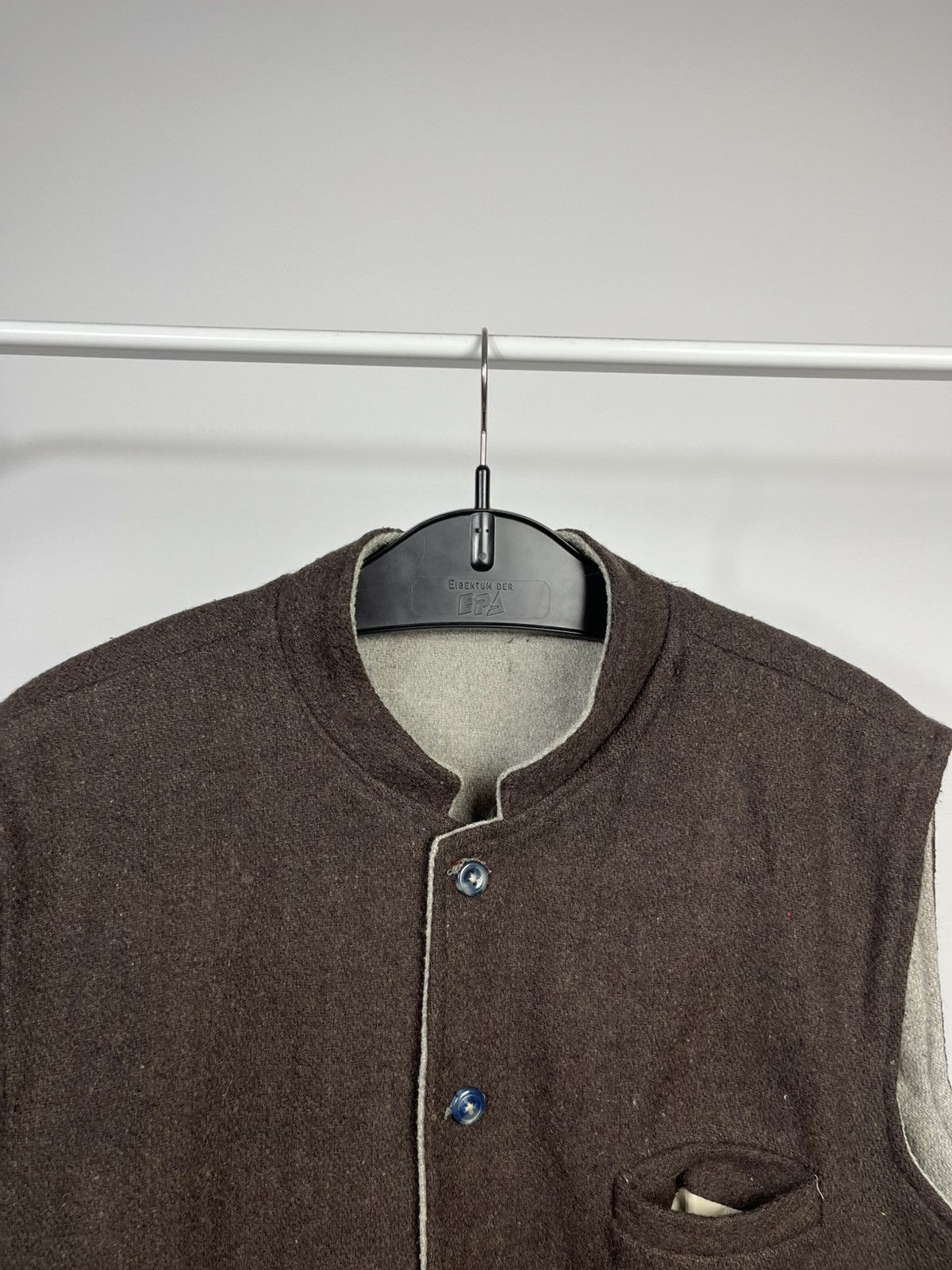 Other Vintage Reversible Wool Vest Button Up Classic Style Size US XL / EU 56 / 4 - 4 Thumbnail