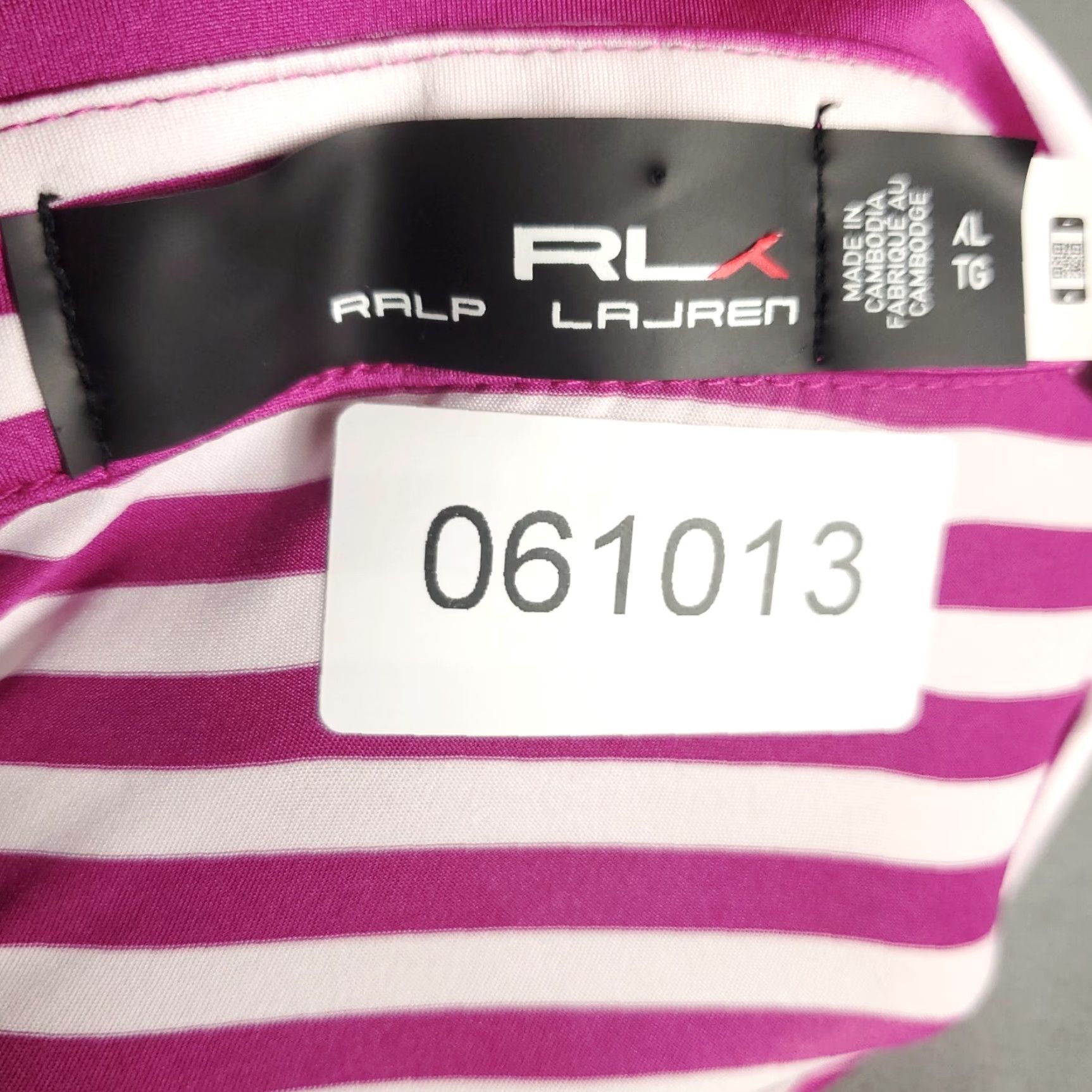 Ralph Lauren Ralph Lauren RLX Polo Shirt Mens XL Purple Striped Short Sleeve Golf Casual Size US XL / EU 56 / 4 - 6 Thumbnail
