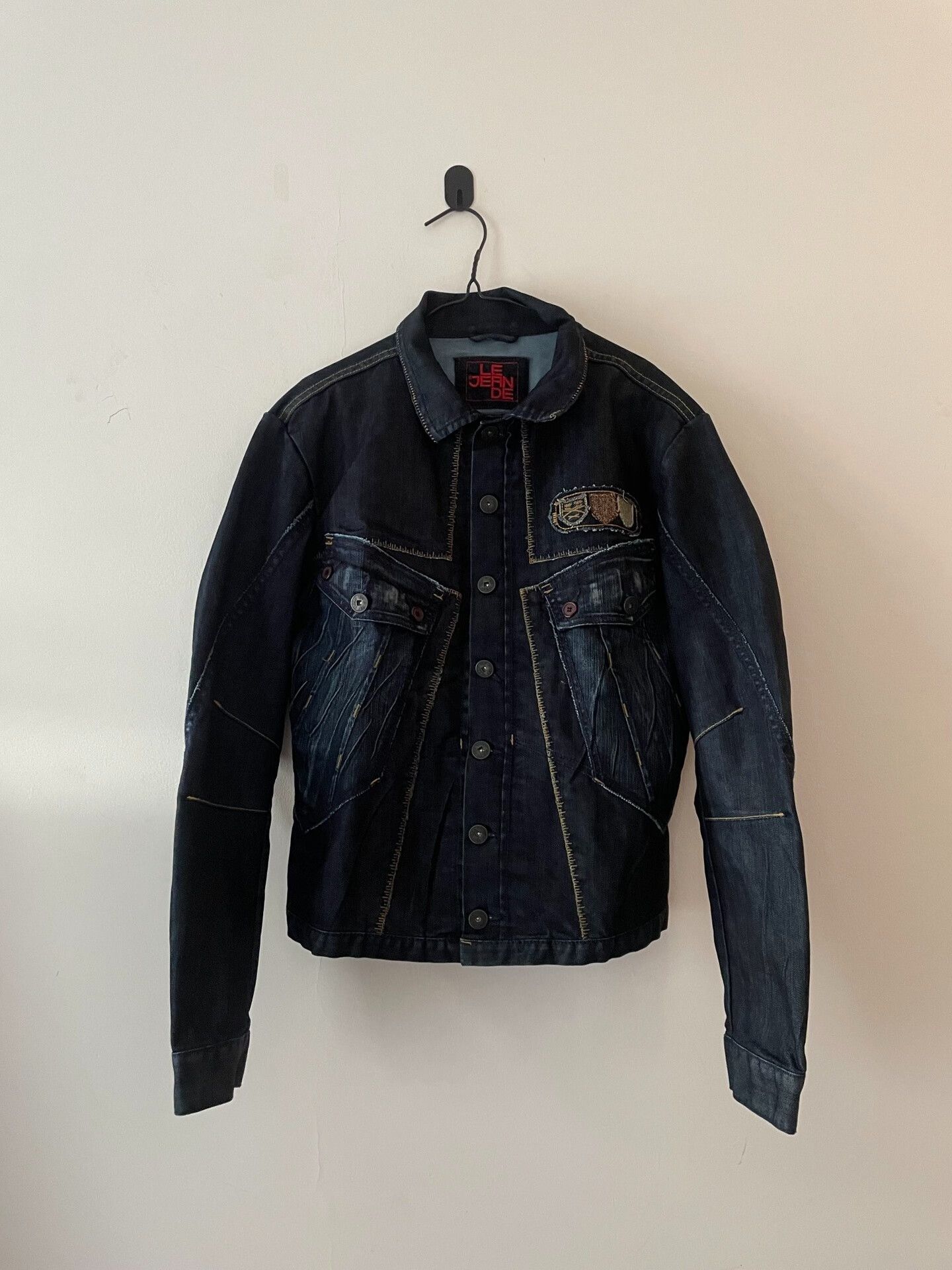 JEANERICA stylish denim jacket with star patterns Size US L / EU 52-54 / 3 - 1 Thumbnail