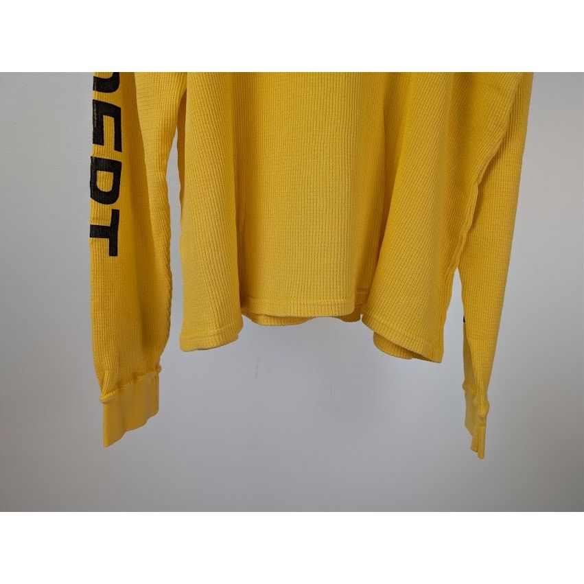 Gallery Dept. o1rshd1 Long Sleeved Waffle Knit T-Shirt in Yellow Size US XL / EU 56 / 4 - 12 Thumbnail