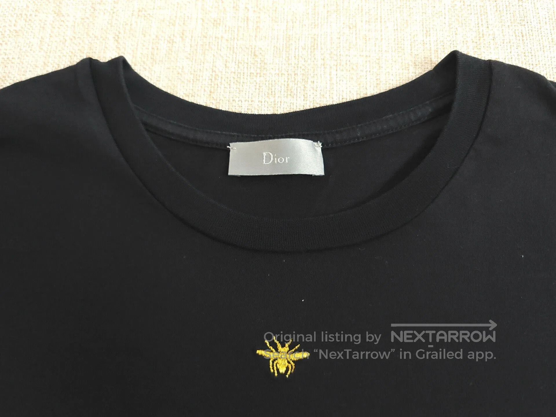 Dior Dior Men's Gold Bee Short-Sleeve T-Shirt. Size US M / EU 48-50 / 2 - 3 Thumbnail