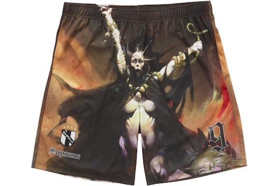 Supreme Supreme X Frank Frazetta Women With Scythe Soccer Shorts Size US 34 / EU 50 - 4 Thumbnail