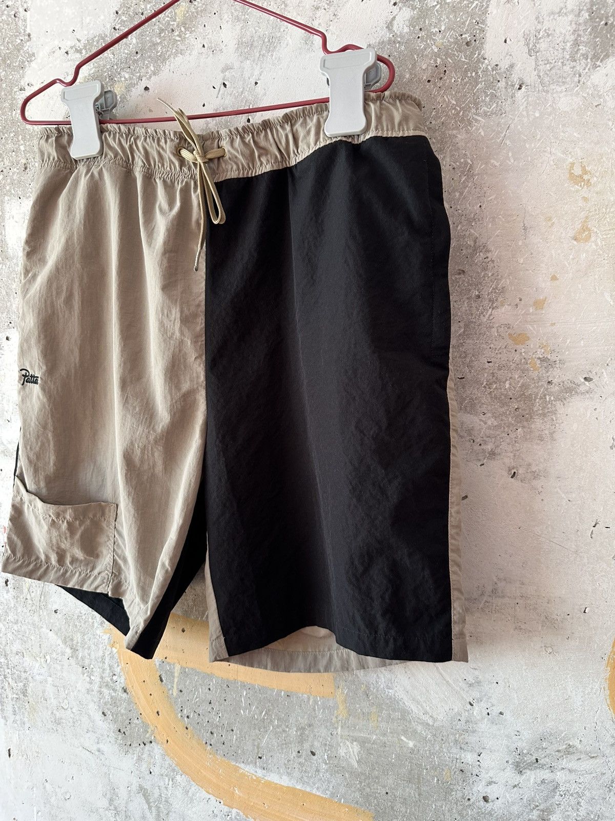 Patta Patta Double Colour Black Beige Swim Summer Shorts Size US 32 / EU 48 - 6 Thumbnail