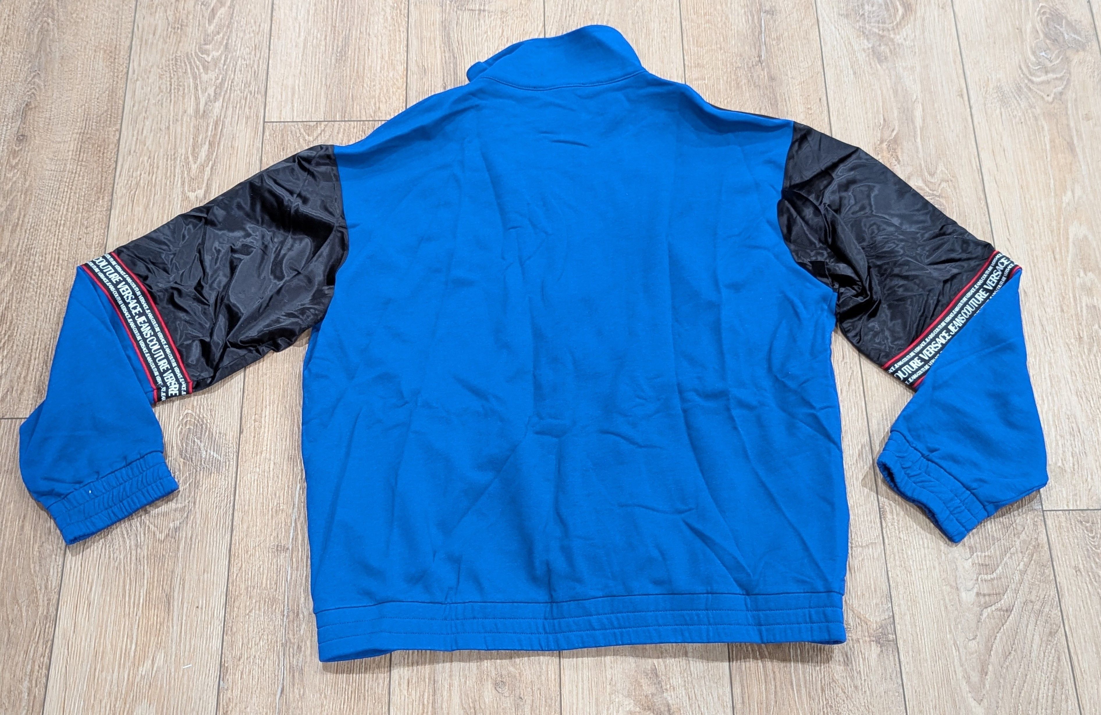 Versace Jeans Couture Versace Jeans Couture Cotton Two-Tone Track Jacket XL Size US XL / EU 56 / 4 - 4 Thumbnail