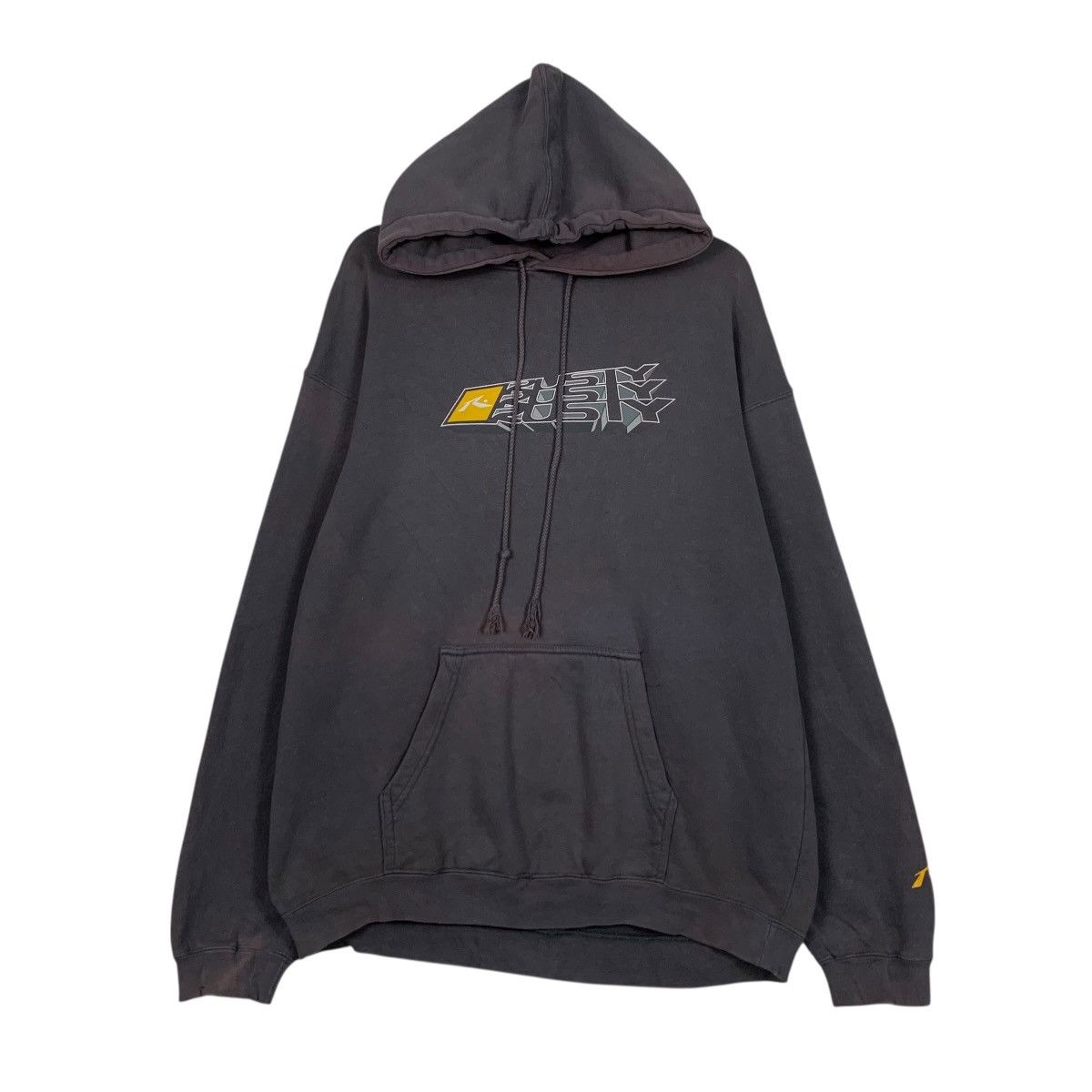 Rusty 90’s RUSTY Big Logo Pullover Hoodie Sweatshirt #3635-C166 Size US L / EU 52-54 / 3 - 1 Thumbnail