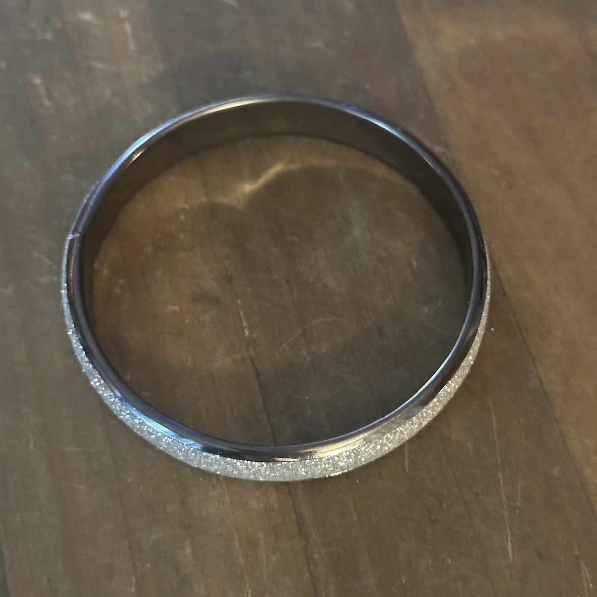 Other Silver glittery bangle bracelets Size ONE SIZE - 4 Thumbnail