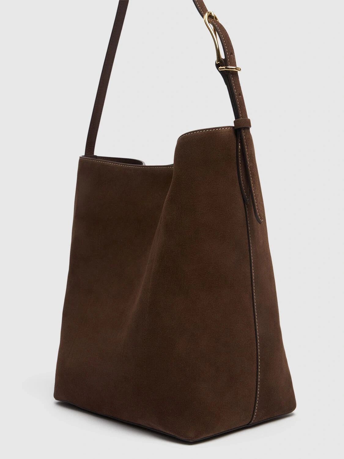 Liffner LIFFNER Slouch Dark Brown Suede Tote Bag New & Authentic Size ONE SIZE - 3 Thumbnail
