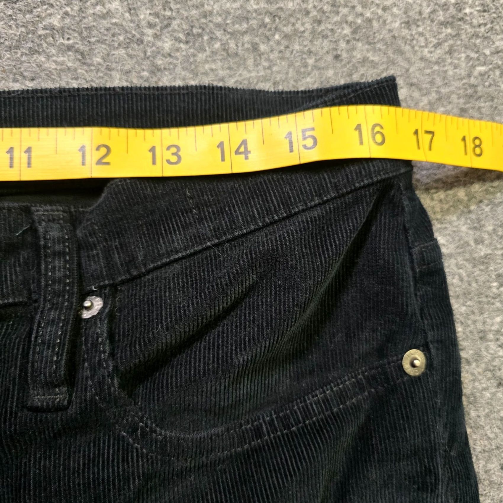 J.Crew J.CREW Pants Women Size 31 Black Corduroy Slim Straight Ankle Capsule Fall Spring Winter Casual Business Size 24" / US 00 / IT 34 - 6 Thumbnail