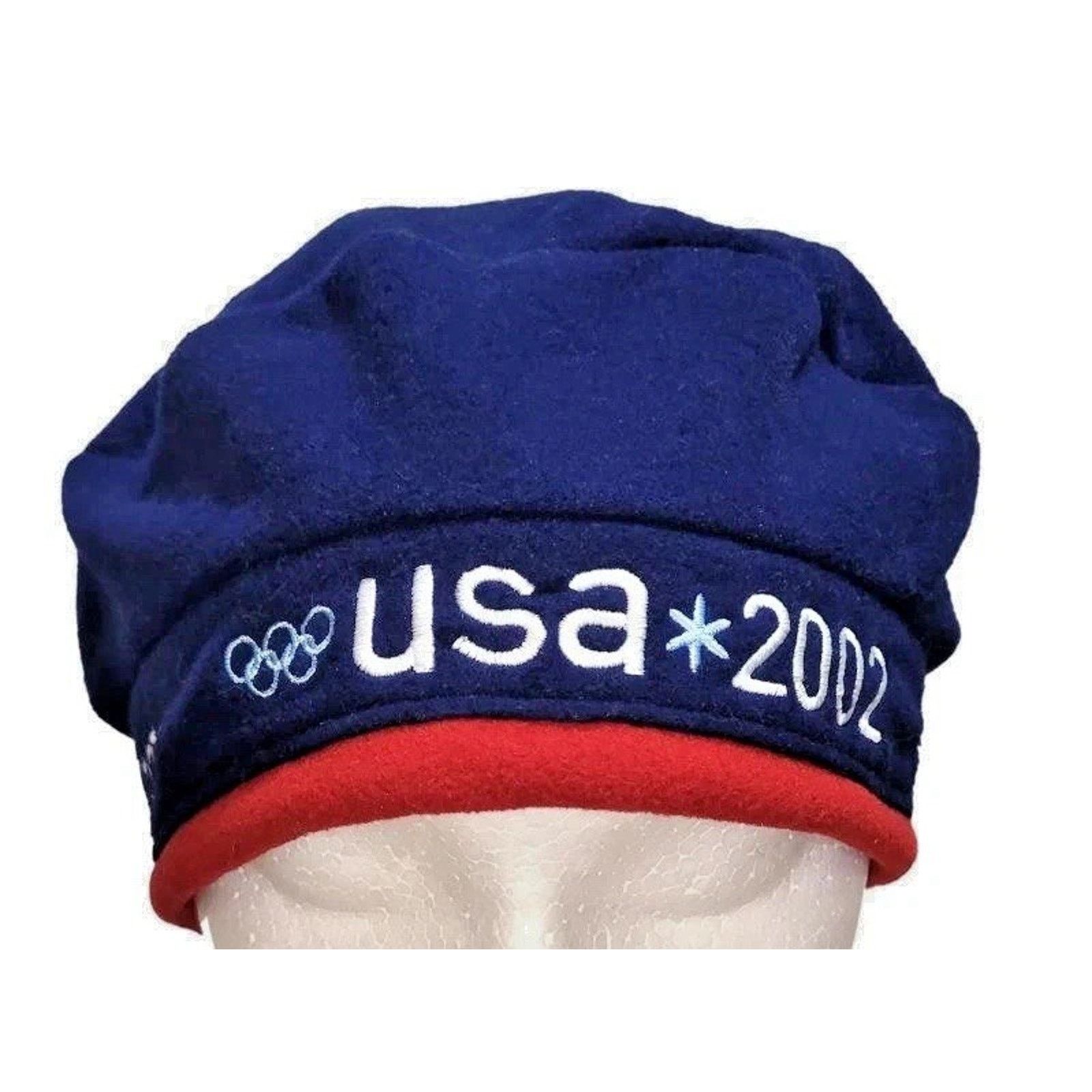 Roots NWT USA 2002 Olympic Team Roots Beanie Beret Hat Size ONE SIZE - 1 Thumbnail