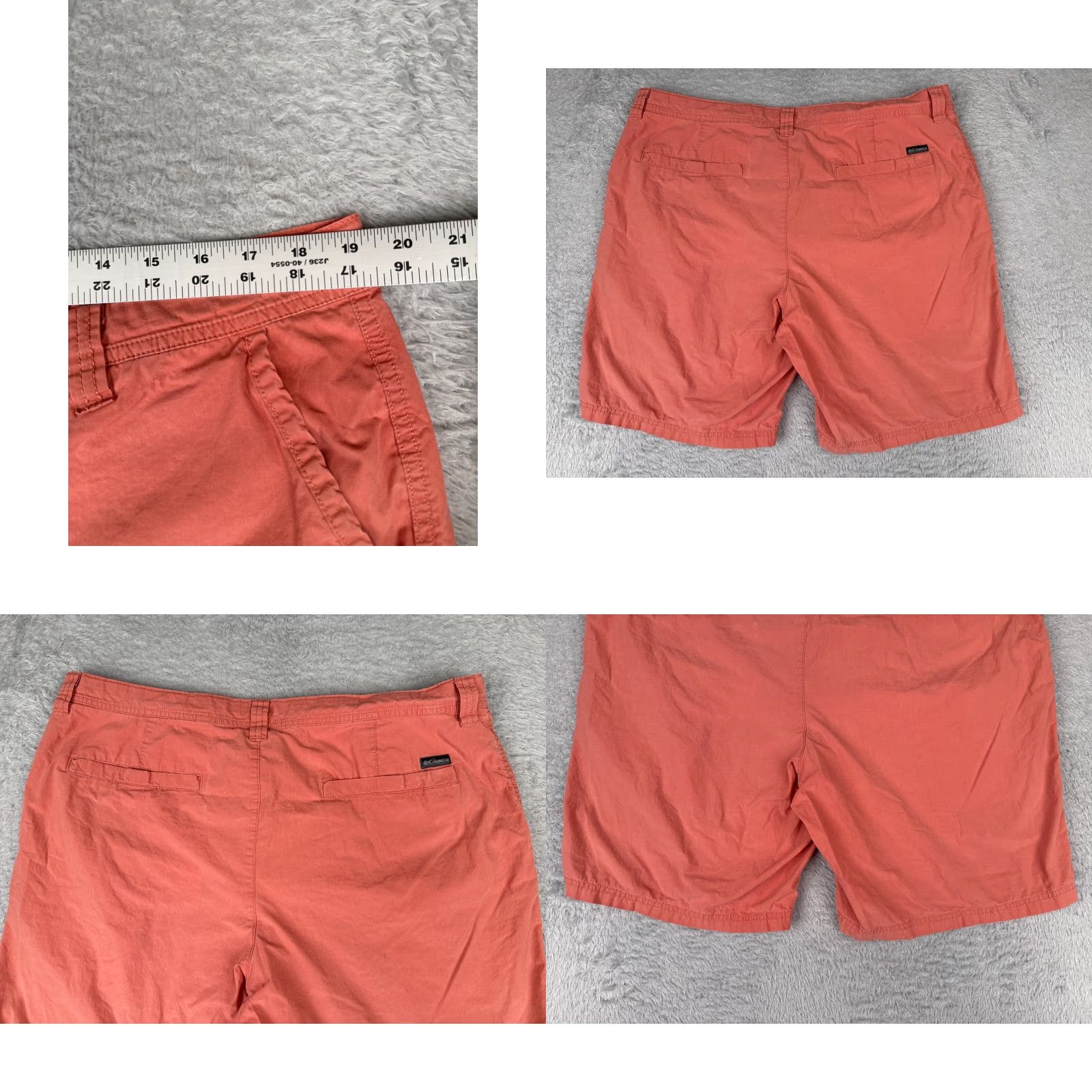 Vintage Columbia Men Shorts 38 Pink Chino 100% Cotton Shell Casual 38x10 Size US 38 / EU 54 - 9 Thumbnail