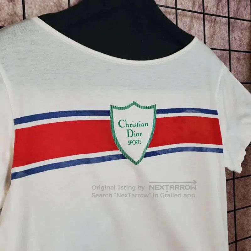 Dior Dior White Logo Short Sleeve T. Size M / US 6-8 / IT 42-44 - 6 Thumbnail