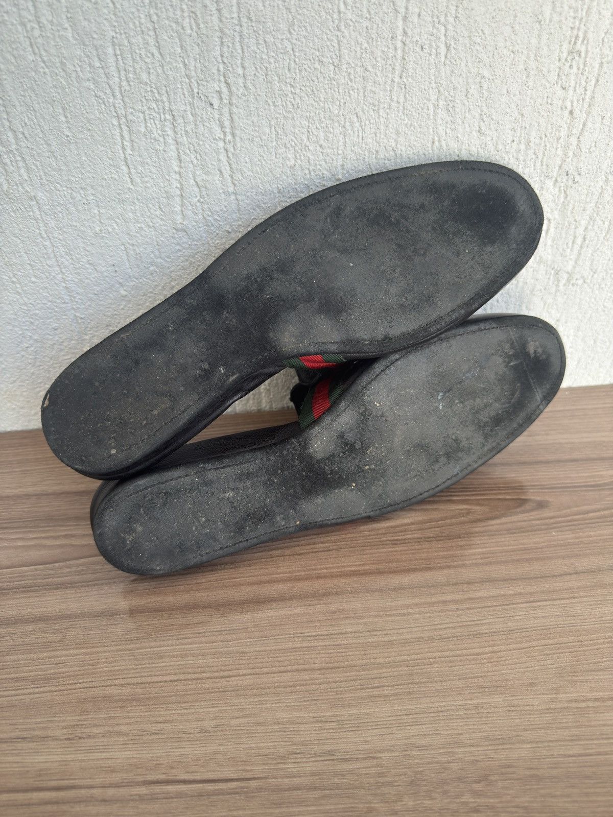 Gucci Princetown horsebit web Sandals Size US 8 / EU 41 - 20 Thumbnail