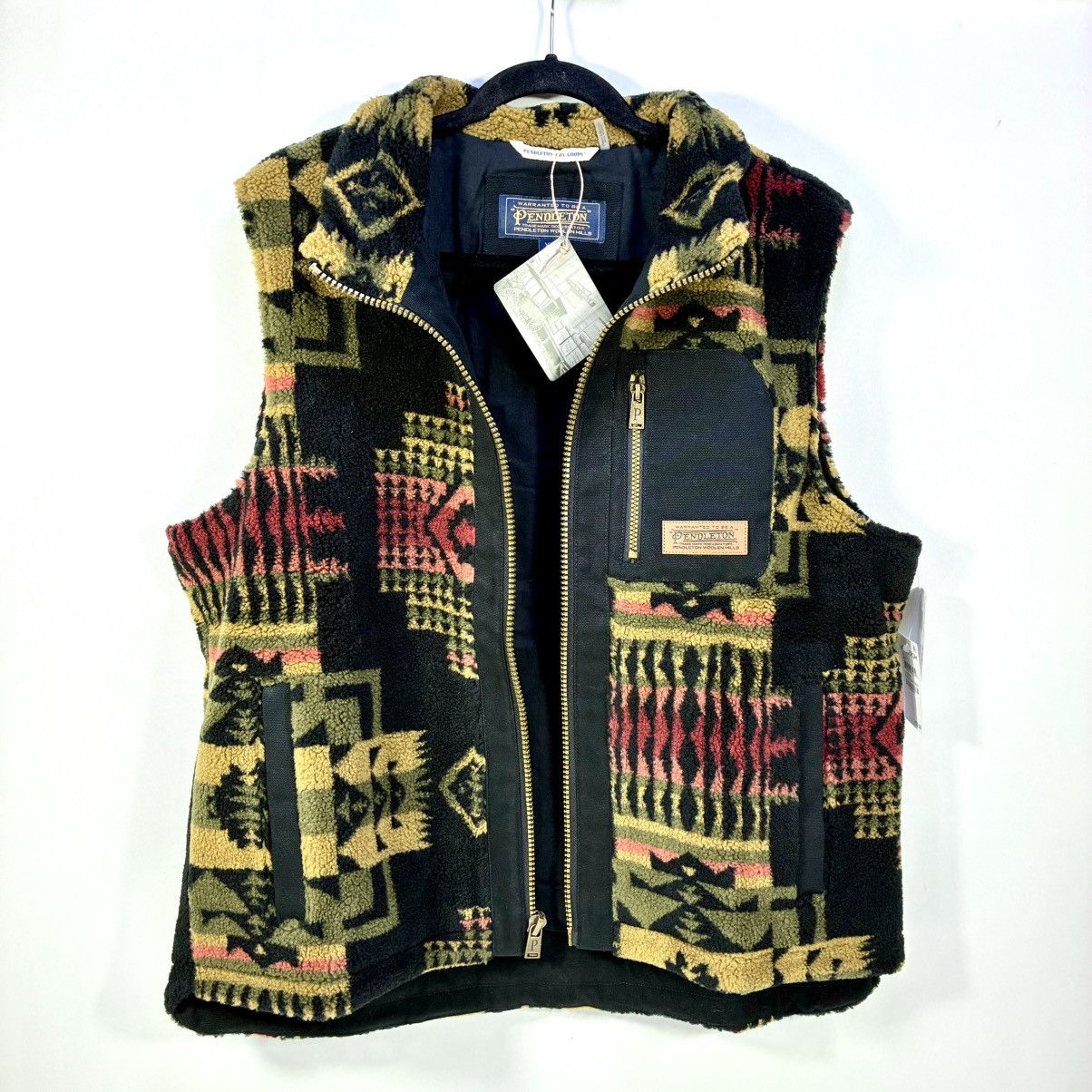 Pendleton Pendleton Ridgeline Berber Fleece Vest Mens Black XL NWT Size US XL / EU 56 / 4 - 5 Thumbnail