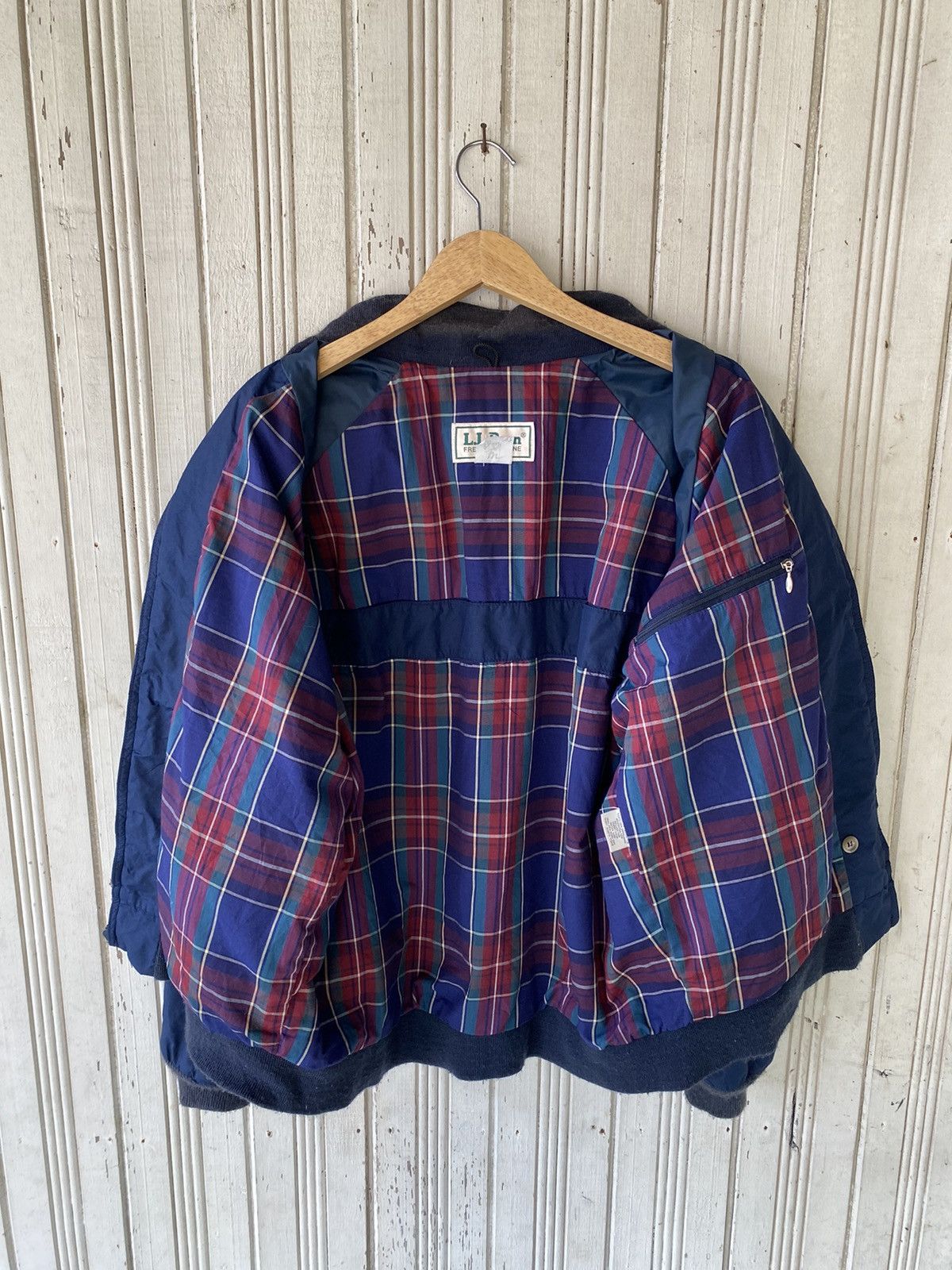 L.L. Bean Vintage 90s L.L.Bean Zipper Jacket Size US L / EU 52-54 / 3 - 3 Thumbnail