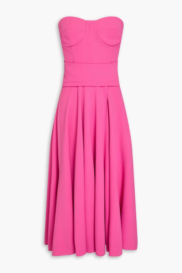 Dolce & Gabbana o1y0825 Sleeveless Midi Dress in Pink Size XS / US 0-2 / IT 36-38 - 1 Thumbnail