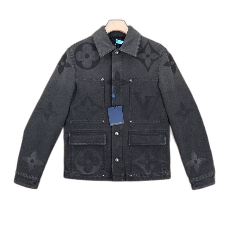 Louis Vuitton Louis Vuitton Black Denim Jacket Size 44 Size US L / EU 52-54 / 3 - 1 Thumbnail