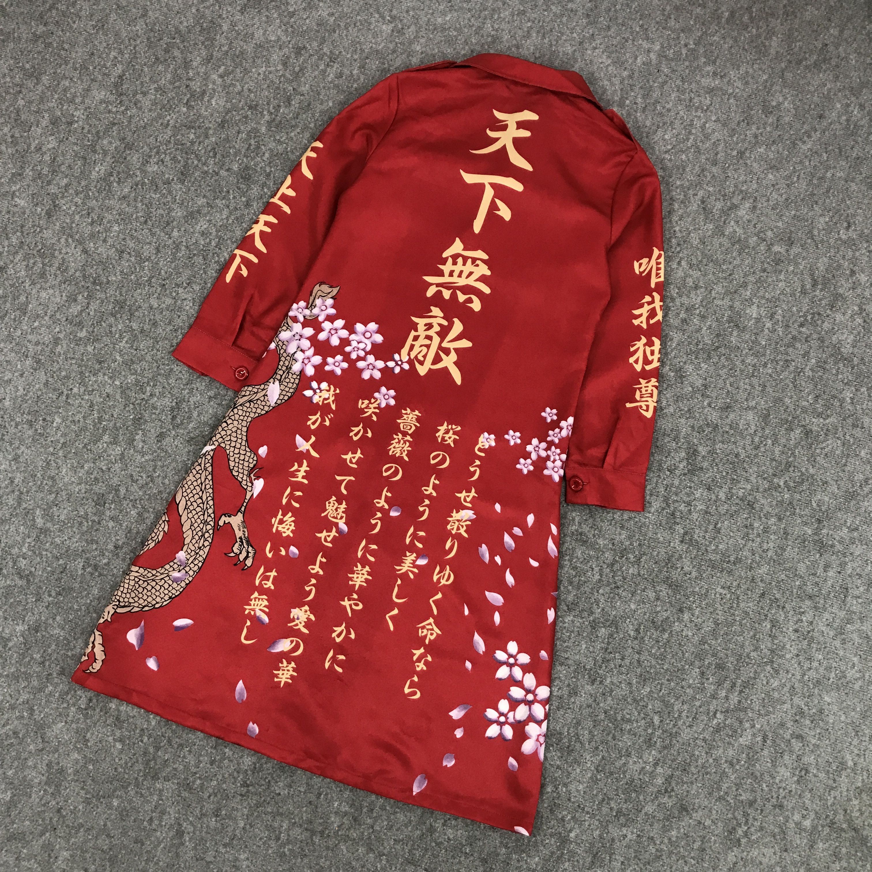 Japanese Brand JAPAN FASHION STYLE DRAGON HOLOUN BUTTON JACKET Size US XS / EU 42 / 0 - 6 Thumbnail