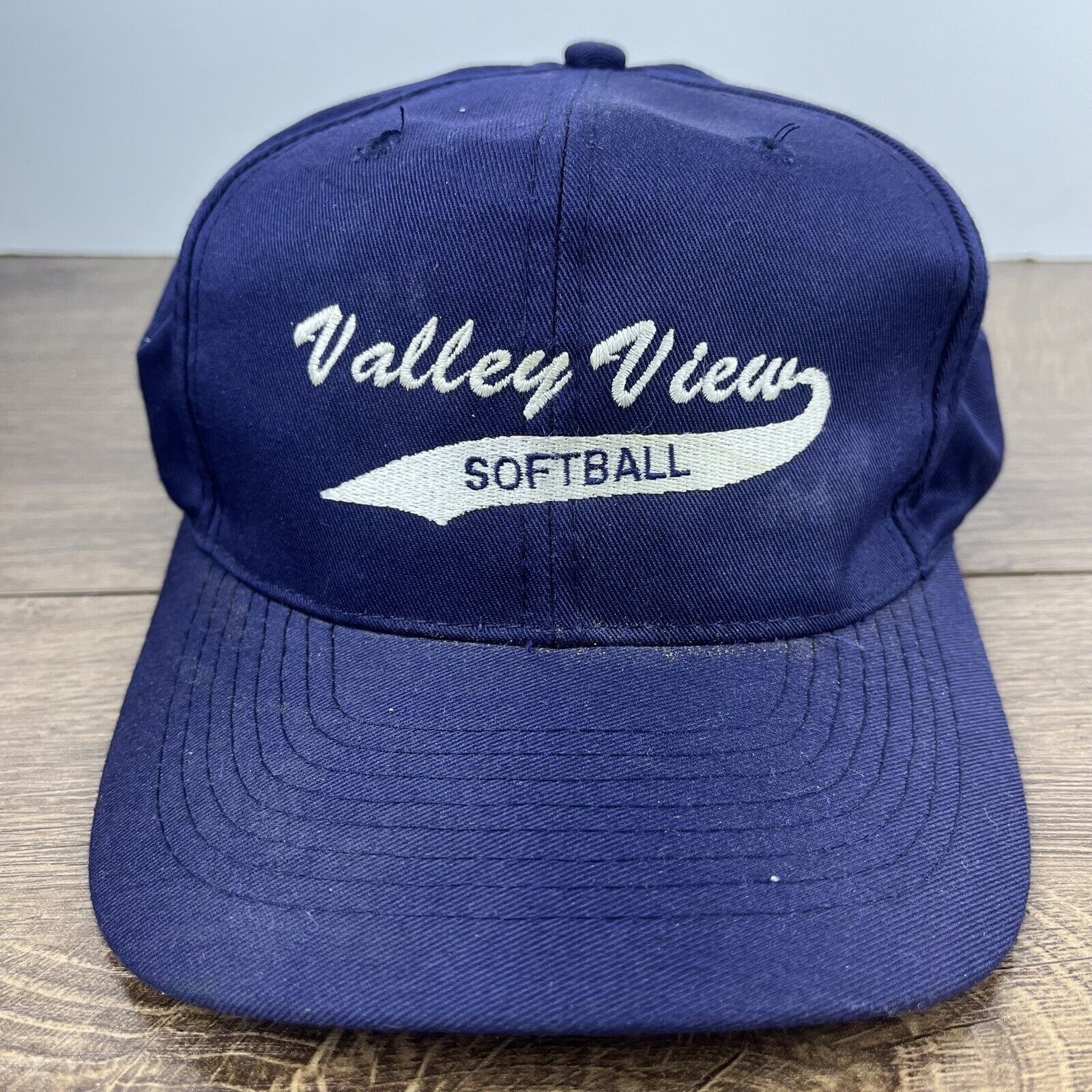 Other Valley View Softball Hat Blue Snapback Cap Adjustable Blue A Size ONE SIZE - 4 Thumbnail