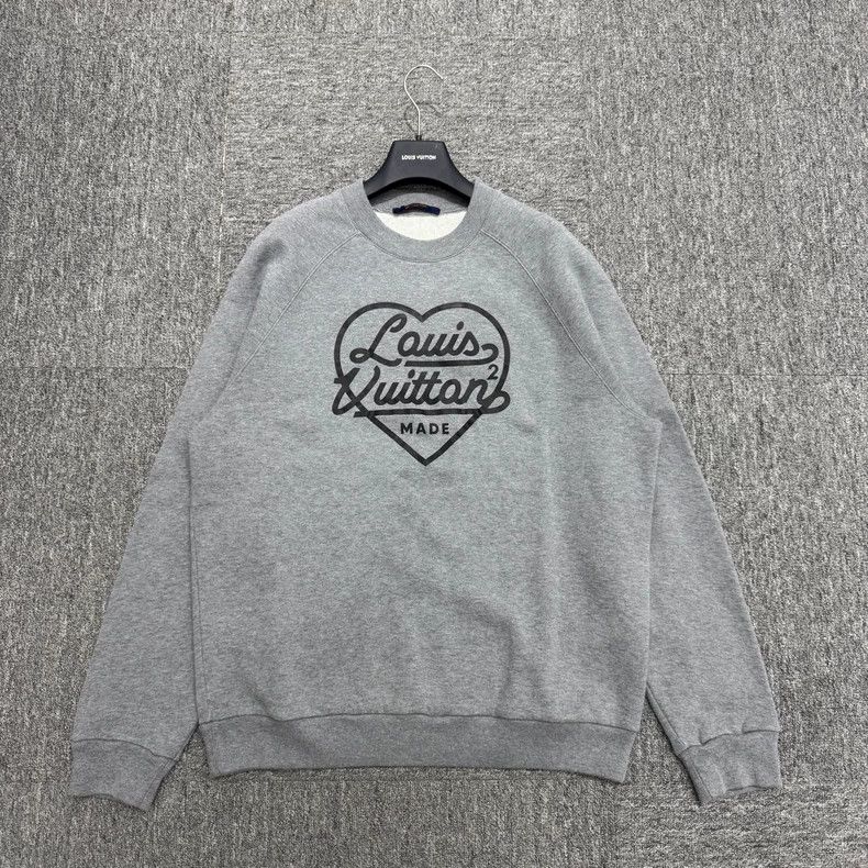 Louis Vuitton Louis Vuitton Nigo Print Sweatshirt in Gray Size US XL / EU 56 / 4 - 1 Thumbnail