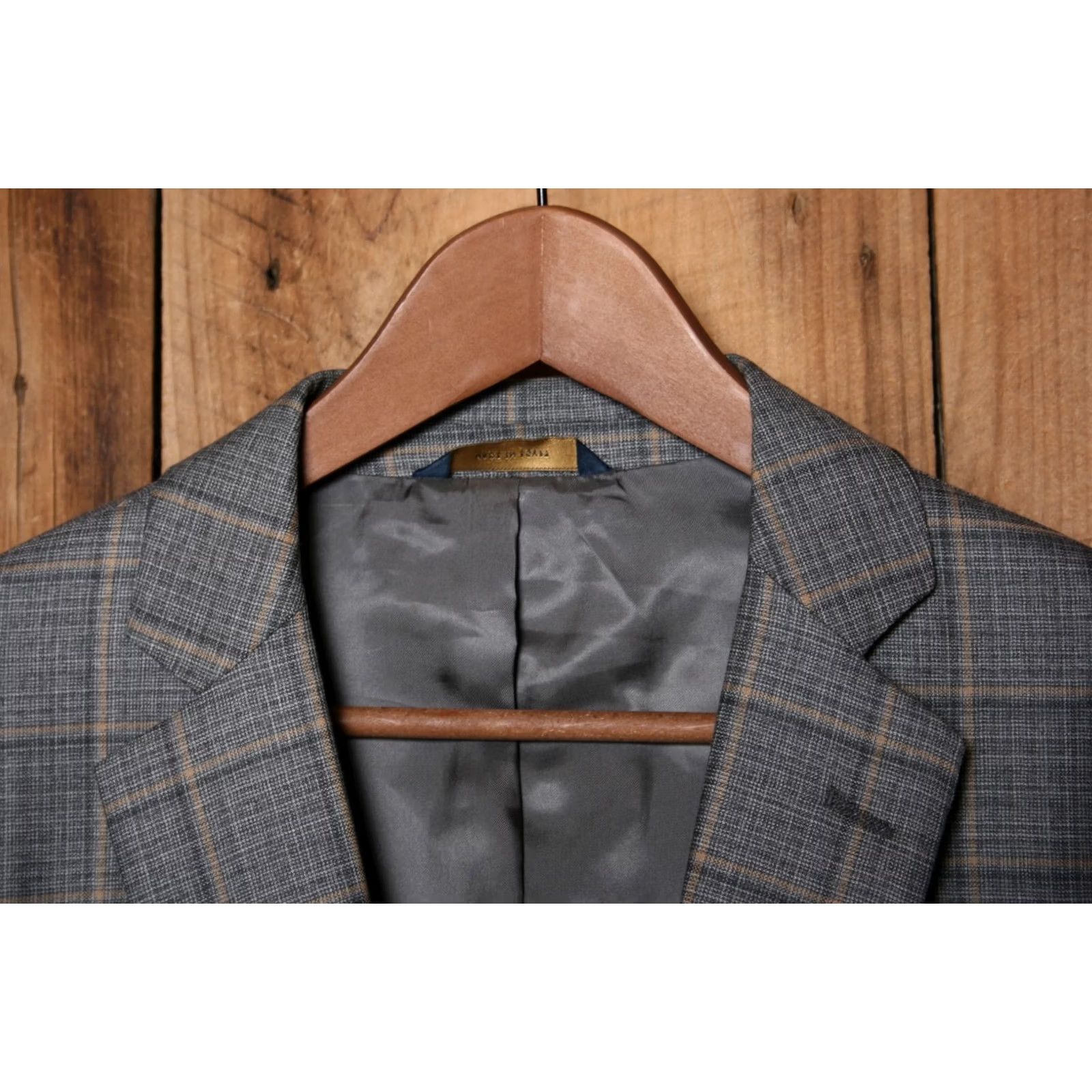 Brooks Brothers BROOKS BROTHERS Reda 1865 Regent Fit Gray Wool Check Sport Coat Sz 43L Mens Jacket Coat Long Wool Check Brookes Brothers Size US XS / EU 42 / 0 - 2 Thumbnail