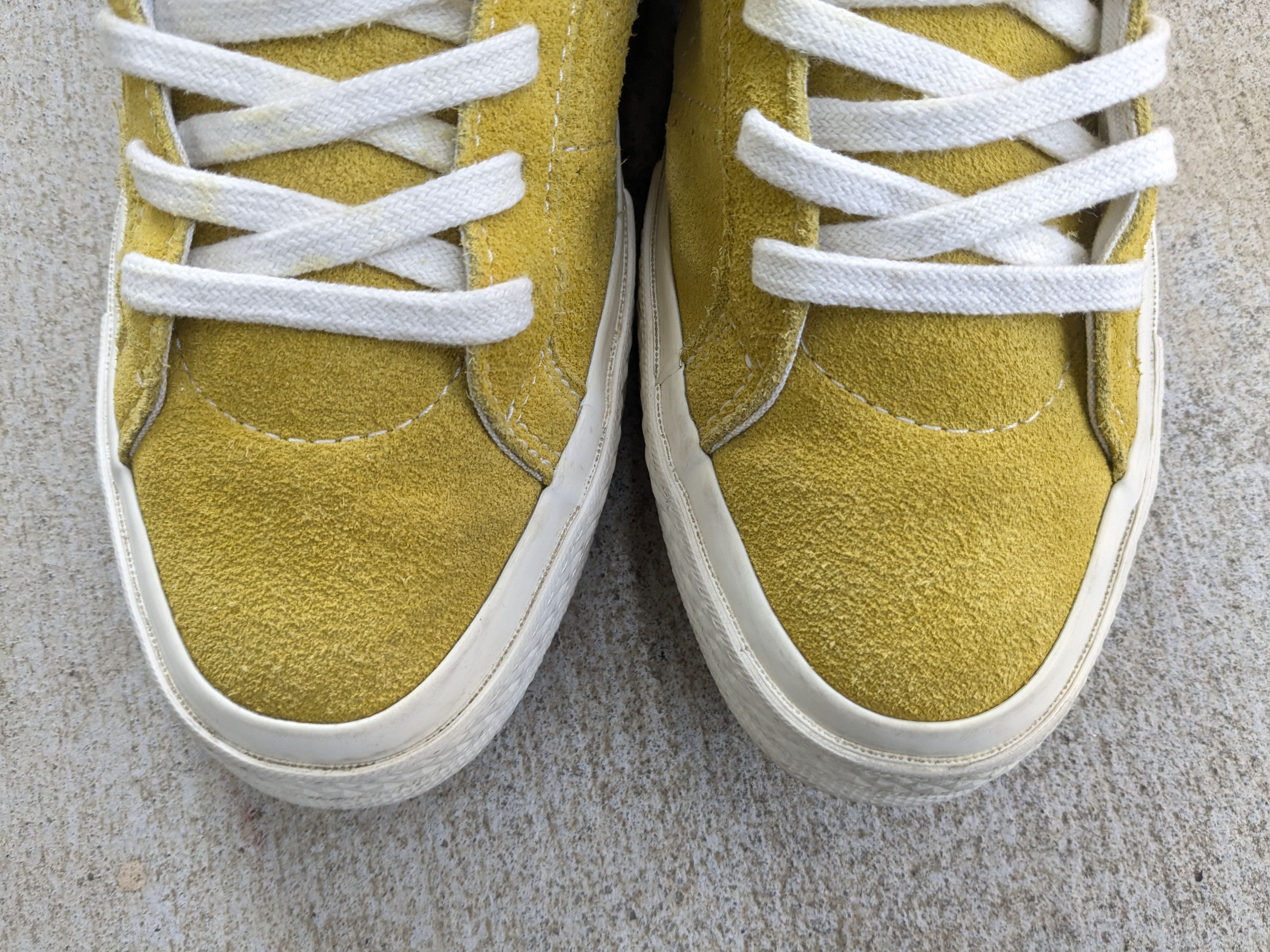 Converse × Golf Wang Converse One Star Golf Le Fleur Sulfur 6 Yellow Suede Size US 6 / EU 39 - 4 Thumbnail