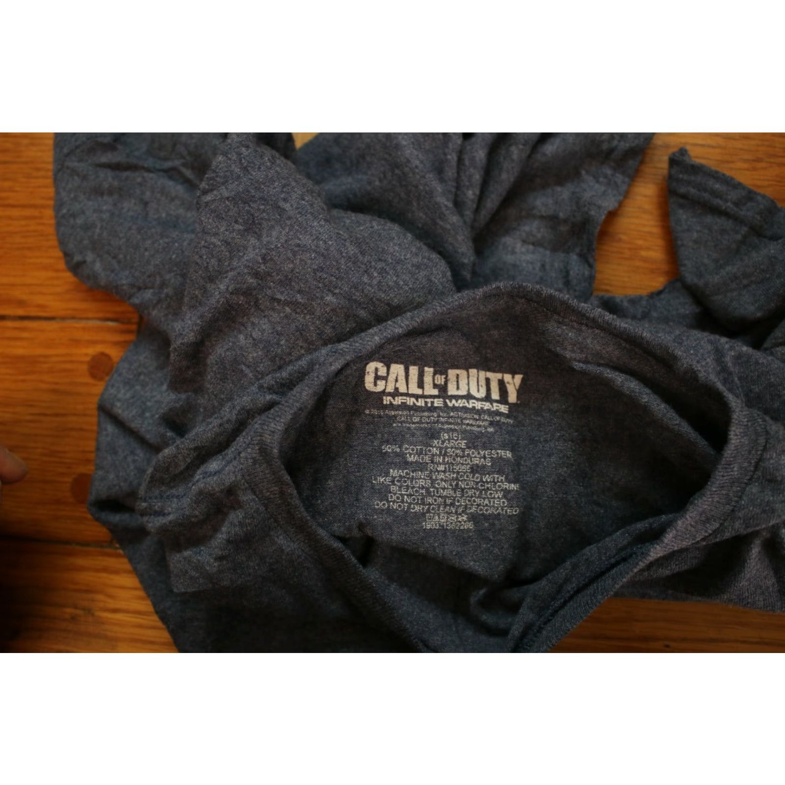 Vintage Call Of Duty Mens Short Sleeves Retribution Graphic Print Gray T Shirt Size XL Size US XL / EU 56 / 4 - 5 Thumbnail