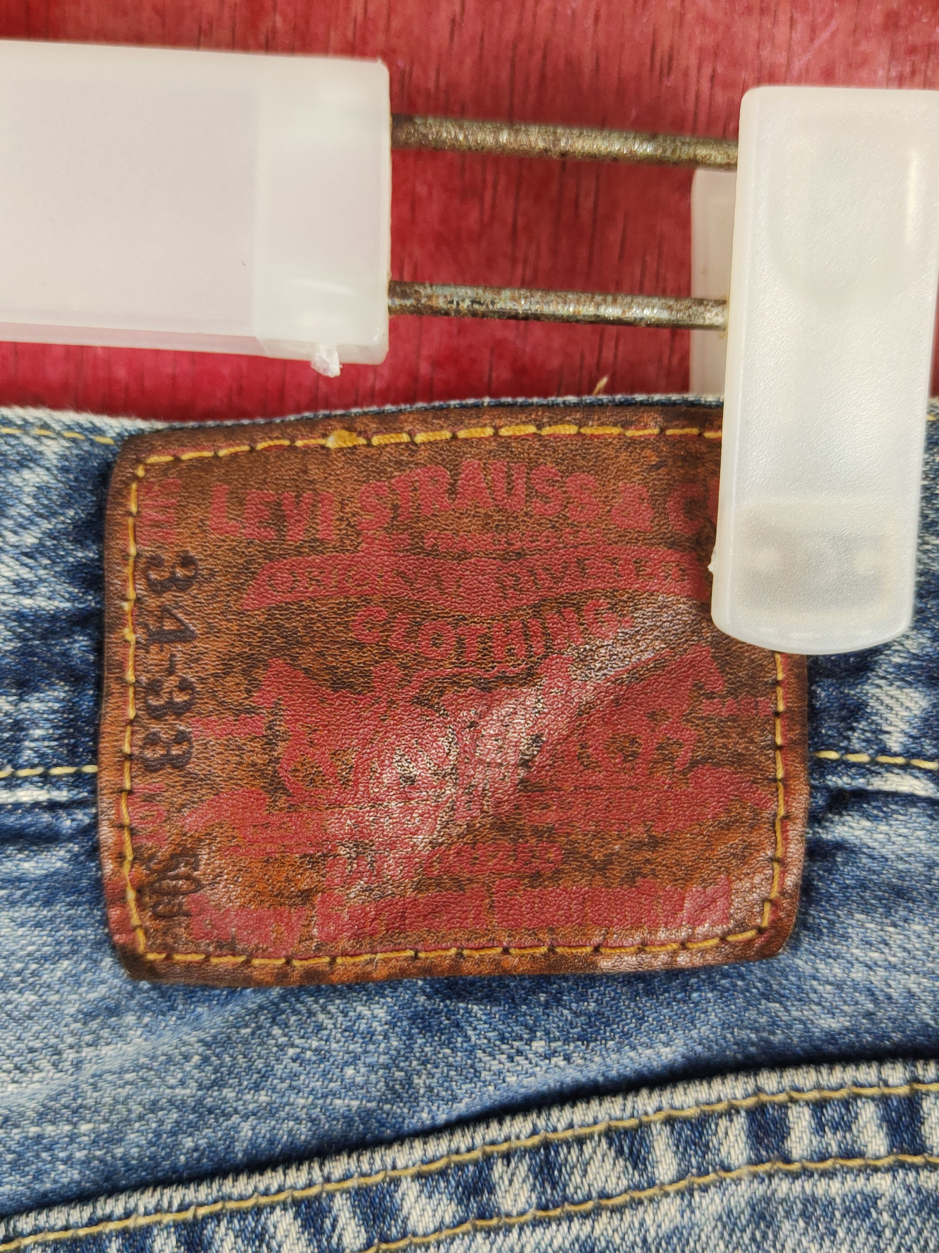 Levi's DL Levi's Blue Faded Distressed Ripped Jeans #S2308 Size US 34 / EU 50 - 10 Thumbnail