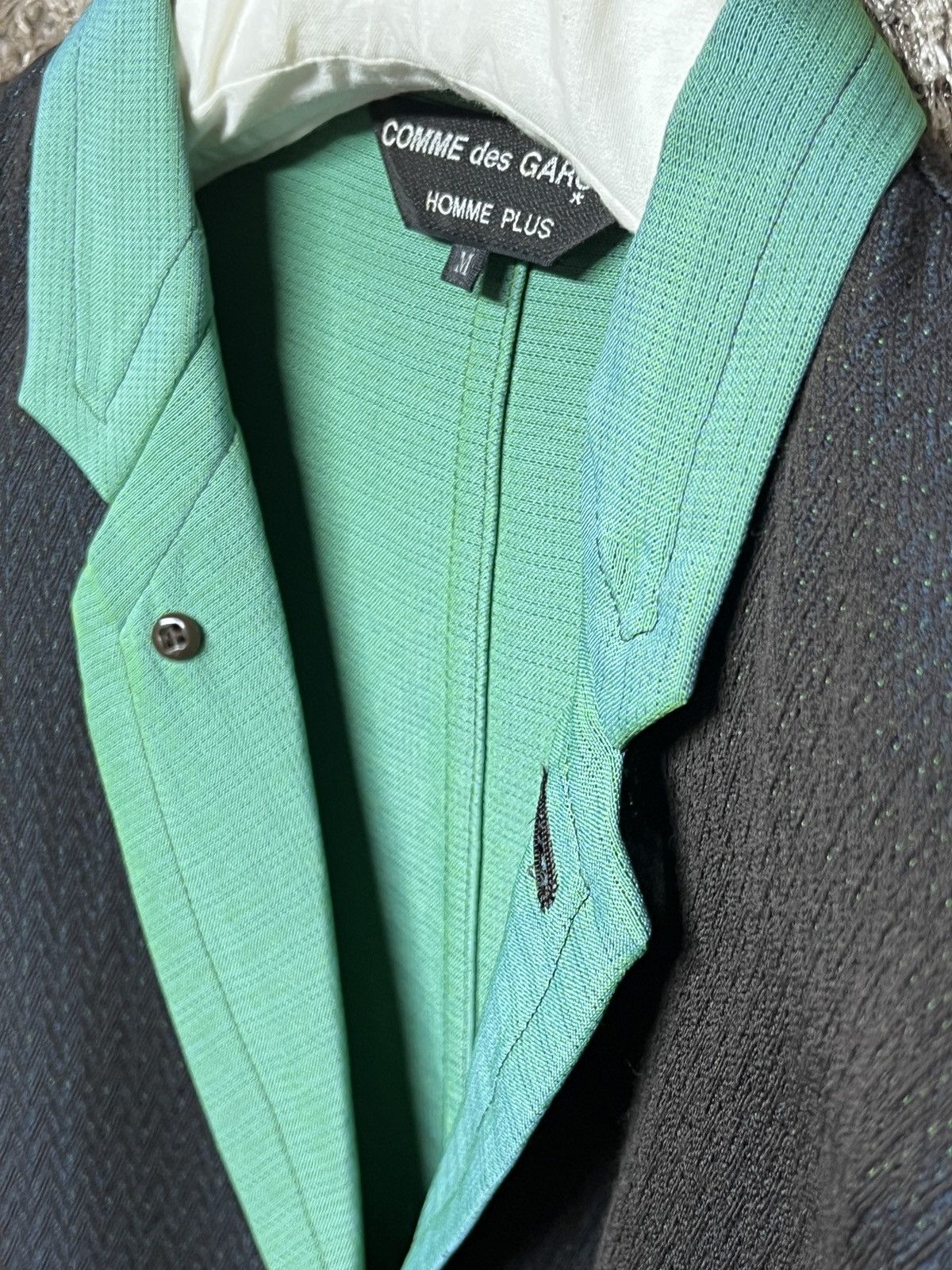 Comme des Garcons Homme Plus 2001 S/S twotone jacket Size US M / EU 48-50 / 2 - 2 Thumbnail