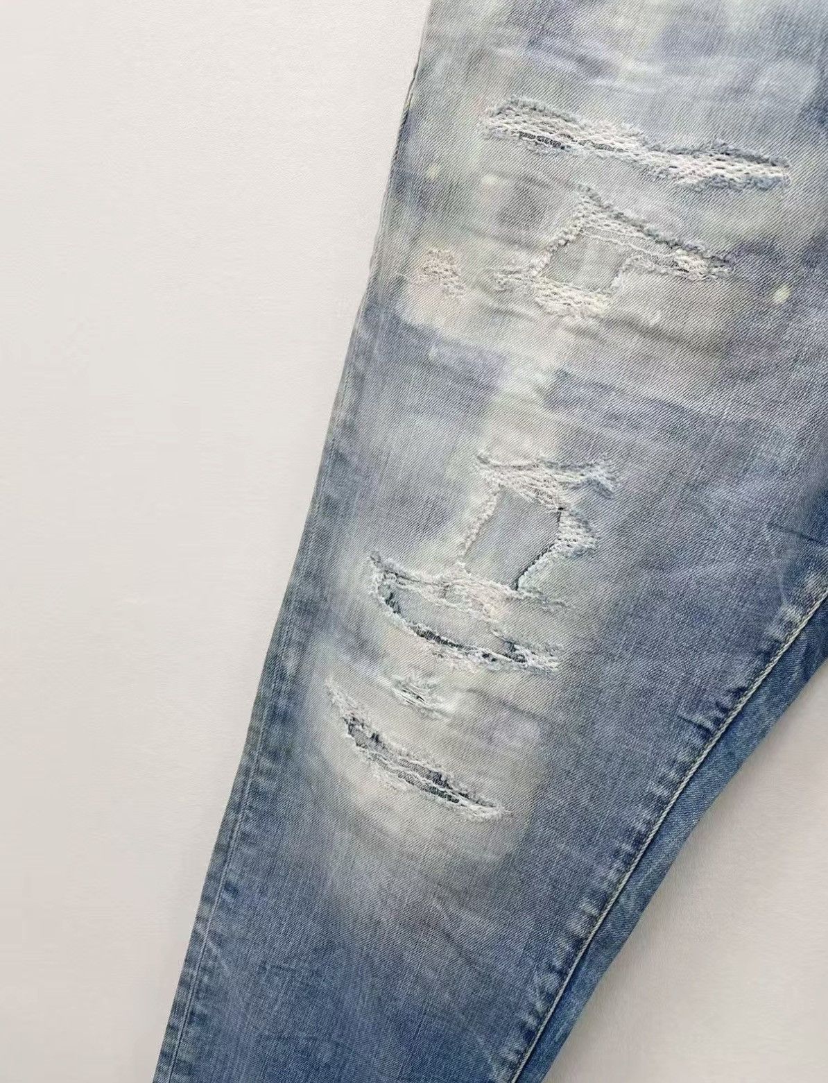 Dsquared2 DSQUARED2 D2 Stretch Washed Distressed Destroyed Jeans J30 Size US 34 / EU 50 - 4 Thumbnail