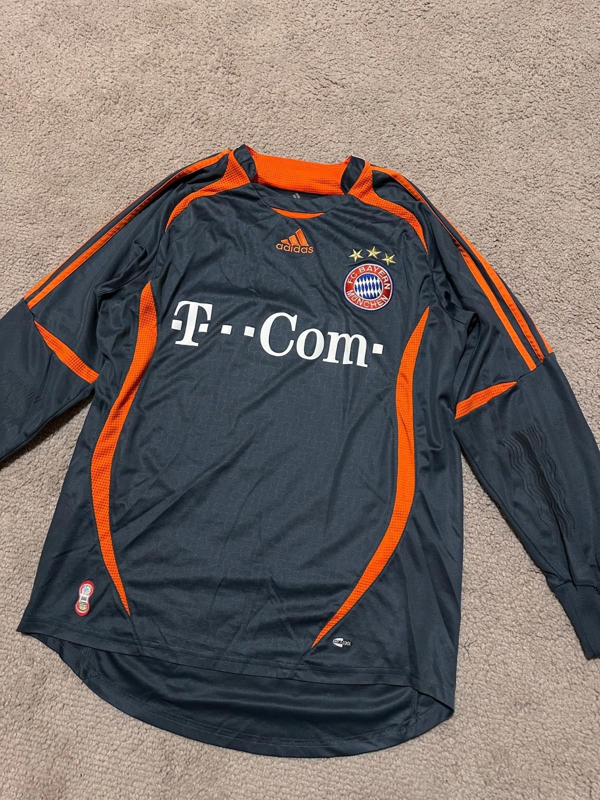 Adidas Bayern Munich 2006/7 Goalkeeper Kit Adidas LS Football Shirt Size US L / EU 52-54 / 3 - 3 Thumbnail