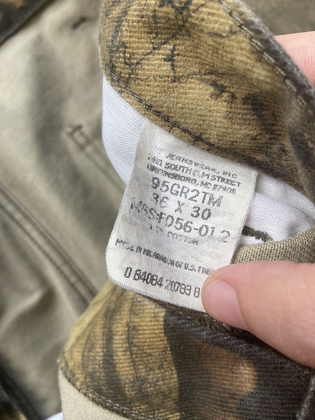 Vintage Crazy Vintage Baggy 90’s Thick Camo Carhartt Style Pants Size US 36 / EU 52 - 5 Thumbnail