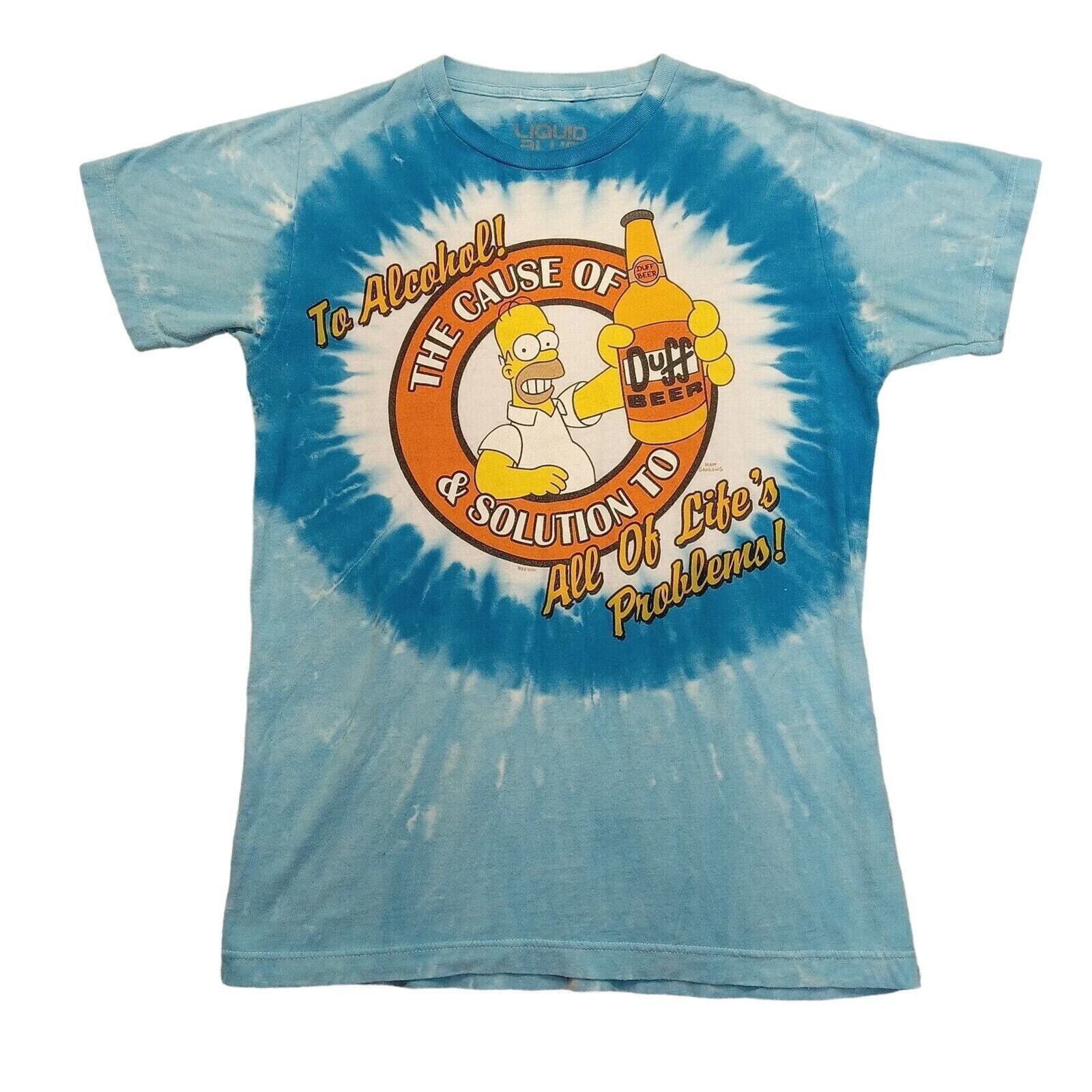 Liquid Blue Liquid Blue T-Shirt S Homer Simpson Tye Die All Of Life's Size US S / EU 44-46 / 1 - 1 Thumbnail