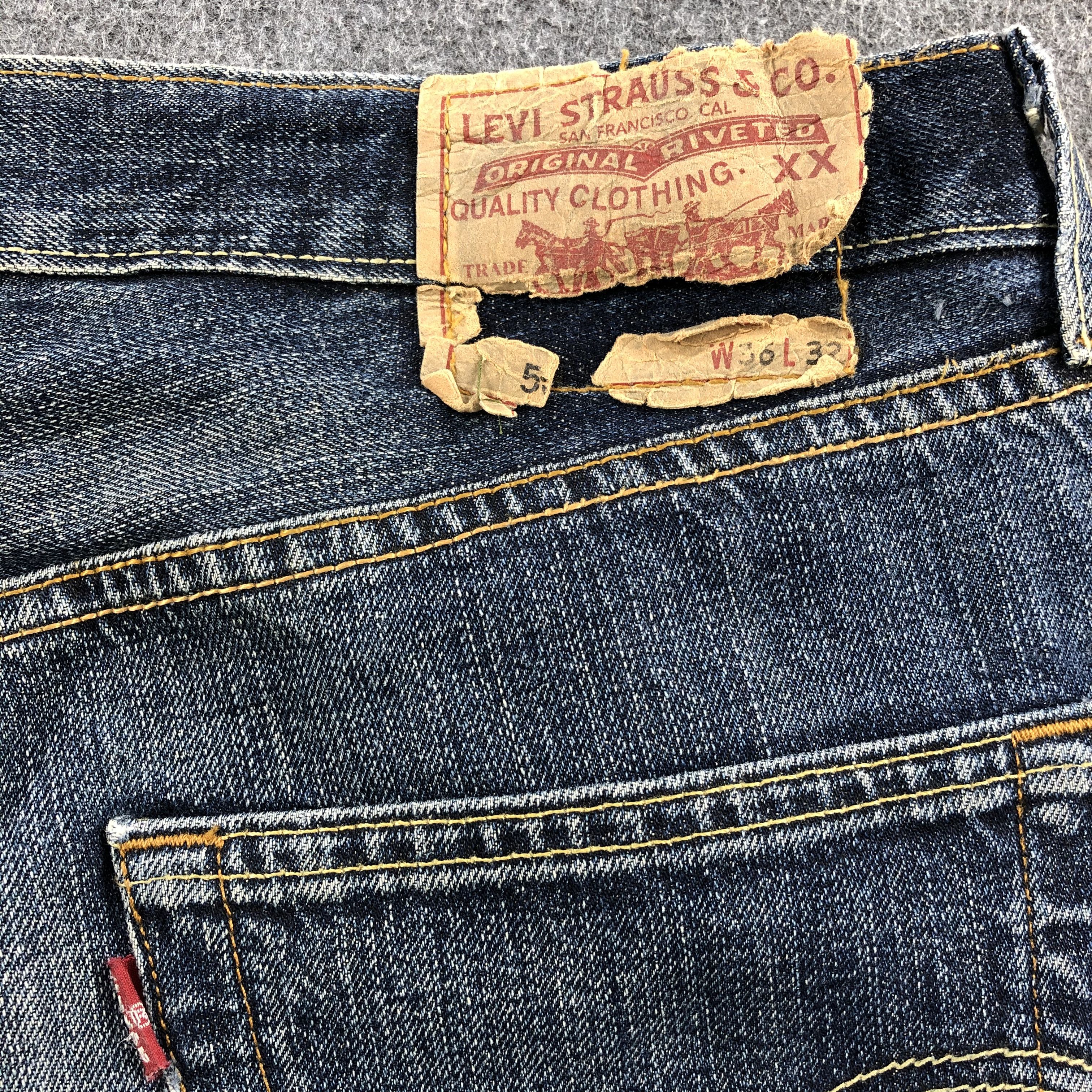 Levi's Vintage 90s Levis Jeans Lot 501-JM969 Size US 35 - 6 Thumbnail