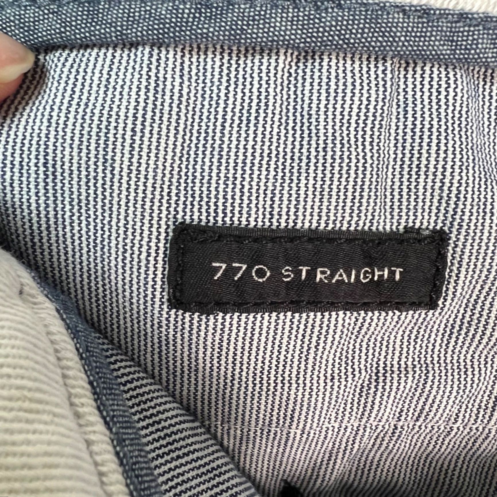 J.Crew J.CREW Mens Size 32 x 30 Broken-In 770 Straight Navy Chino Pants Cotton Shirt Pants Chino Navy Mens 32 Size US 32 / EU 48 - 4 Thumbnail