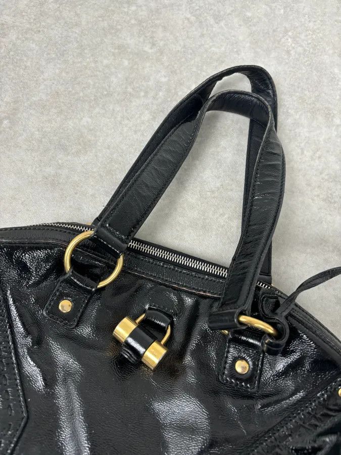 Yves Saint Laurent FW2010 Yves Saint Laurent Black Leather Muse Tote Bag Large Size ONE SIZE - 4 Thumbnail