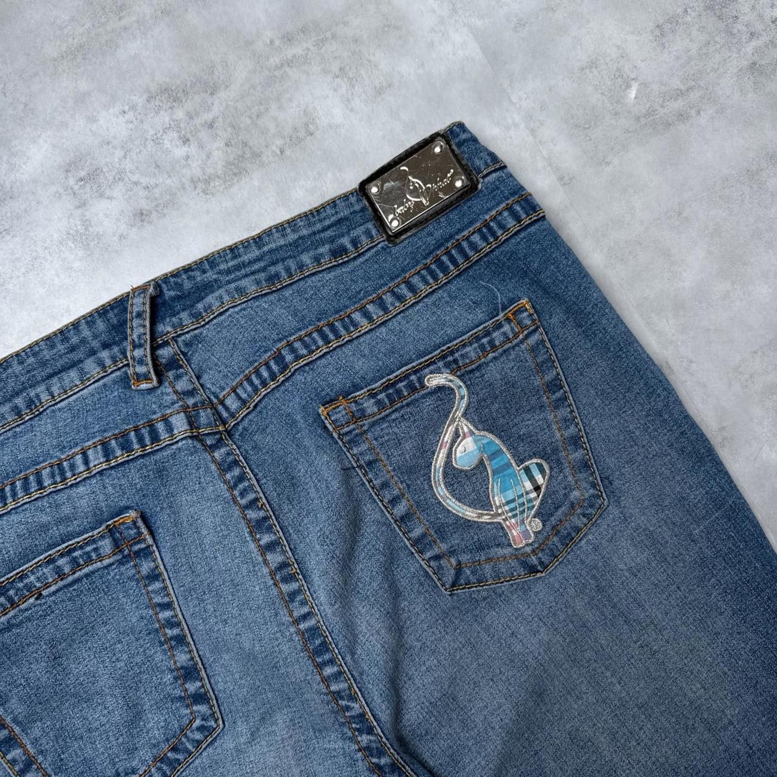 Other Y2K Baby Phat Blue denim 00s straight jeans Size 36" / US 14 / IT 50 - 4 Thumbnail