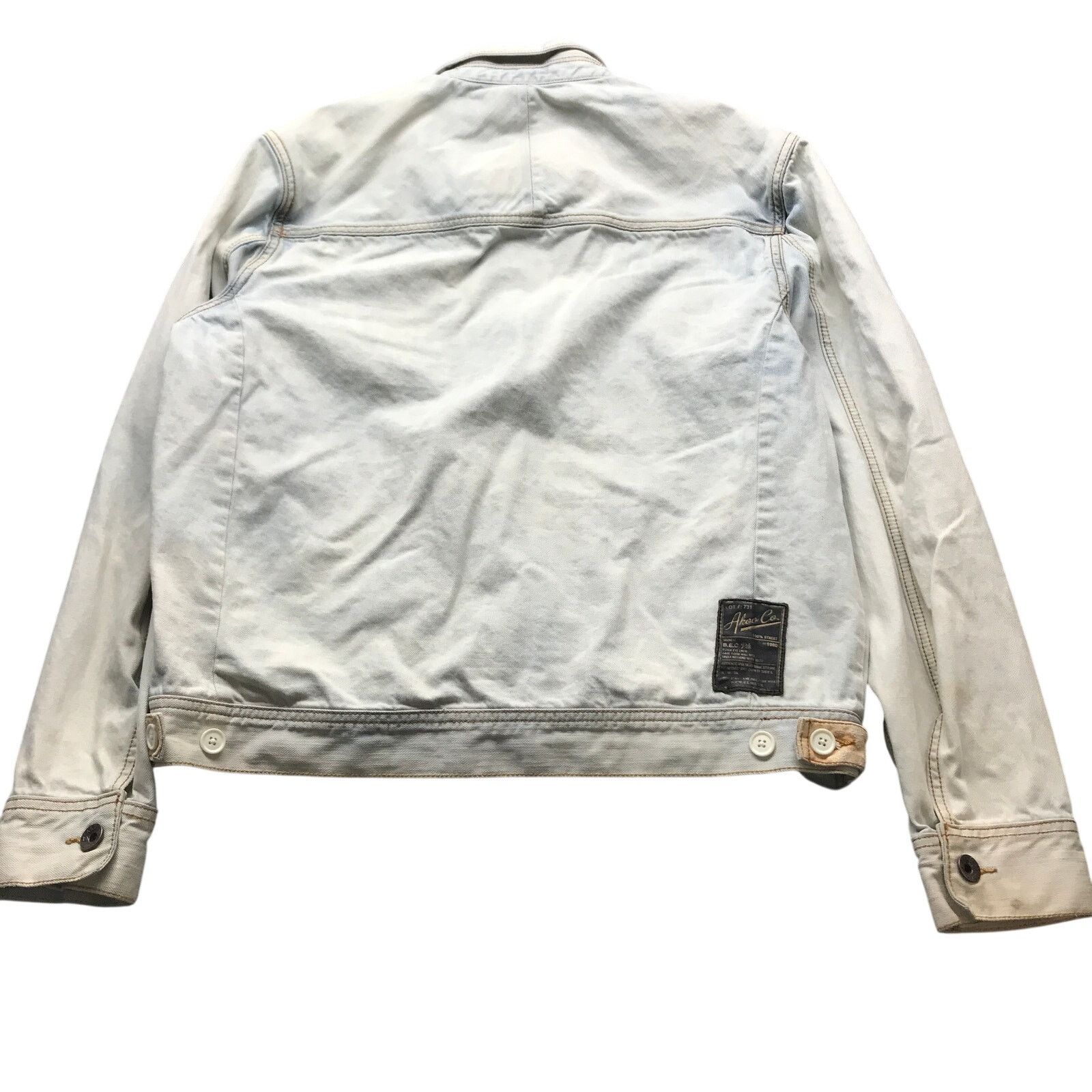 AKOO Akoo Brand Light Washed Jean Denim Trucker Jacket Mens XL Size US XL / EU 56 / 4 - 5 Thumbnail