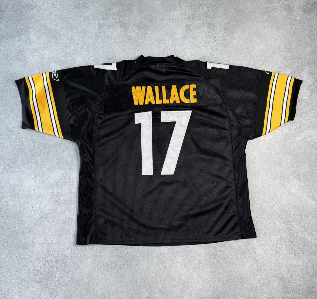 Reebok Pittsburgh Steelers NFL Jersey Reebok #17 Mike Wallace Size US L / EU 52-54 / 3 - 2 Thumbnail