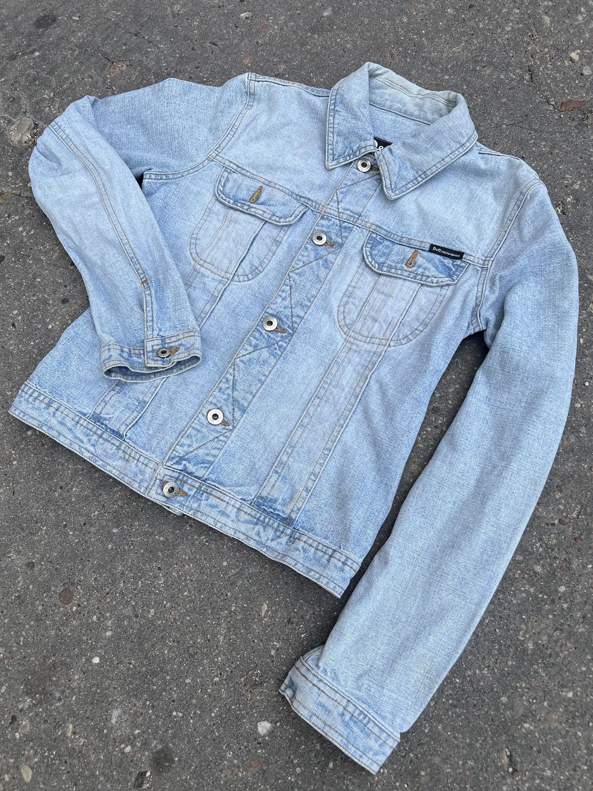 Dolce & Gabbana × Vintage Denim jacket dolce & gabbana vintage Size S / US 4 / IT 40 - 2 Thumbnail