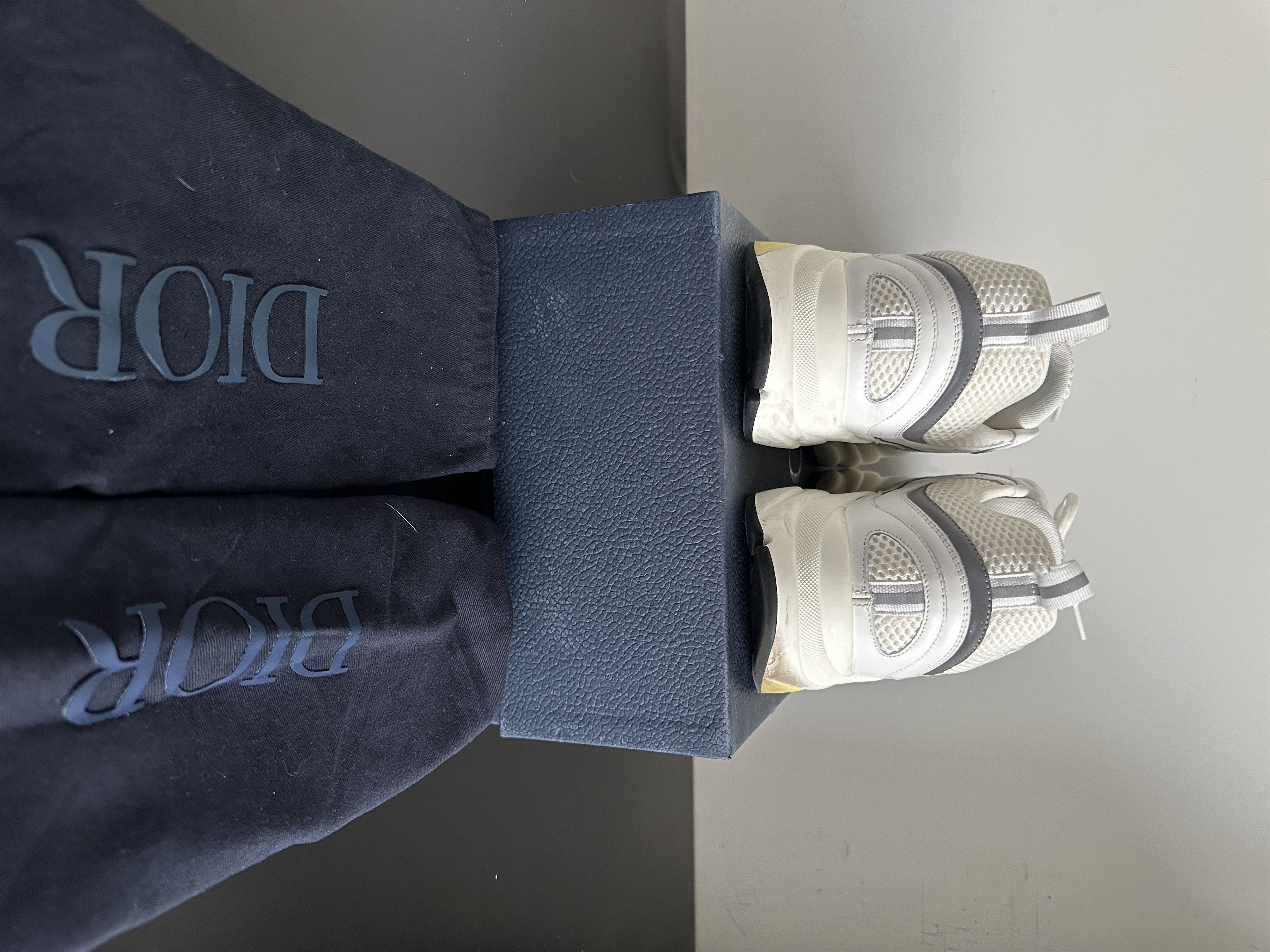Dior Christian Dior B22 White/Silver Size 48 Size US 15 / EU 48 - 3 Thumbnail
