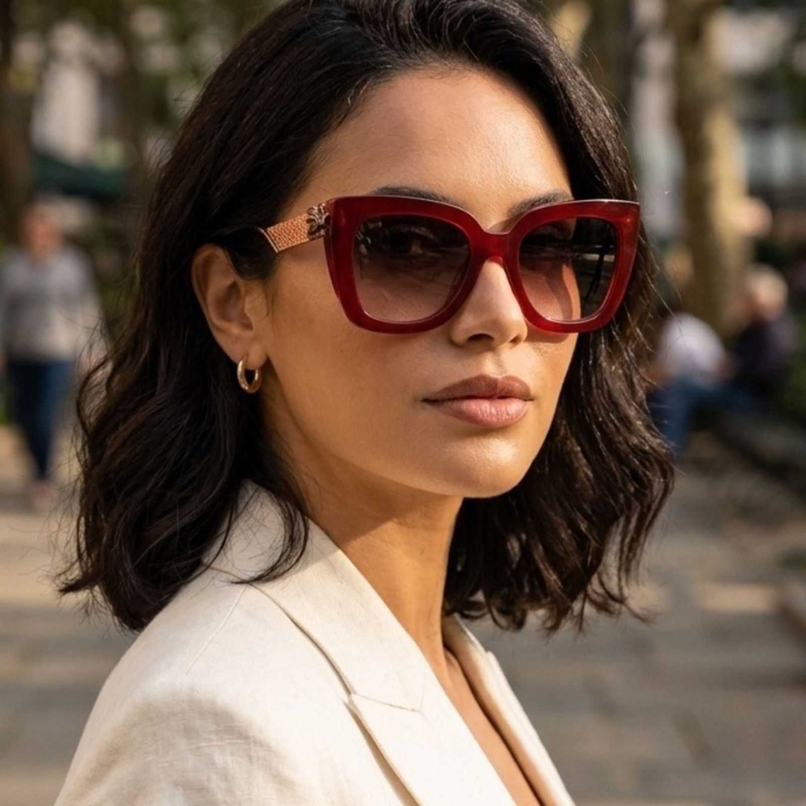 Etro New! Etro ETRO0040/S 0LHFHA Burgundy Cat-Eye Sunglasses Size ONE SIZE - 2 Thumbnail