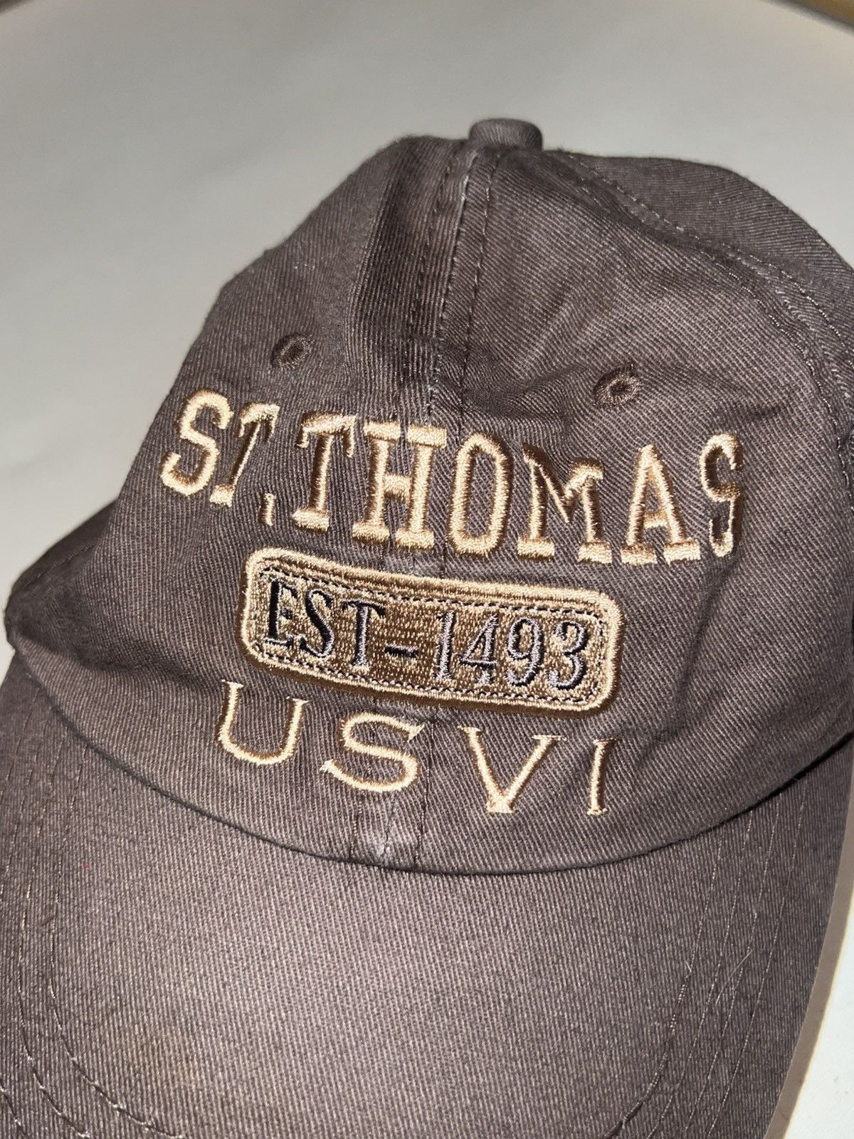 Vintage 90’s 2000’s Y2K VTG Vintage St. Thomas USVI Retro Brown Hat Size ONE SIZE - 3 Thumbnail