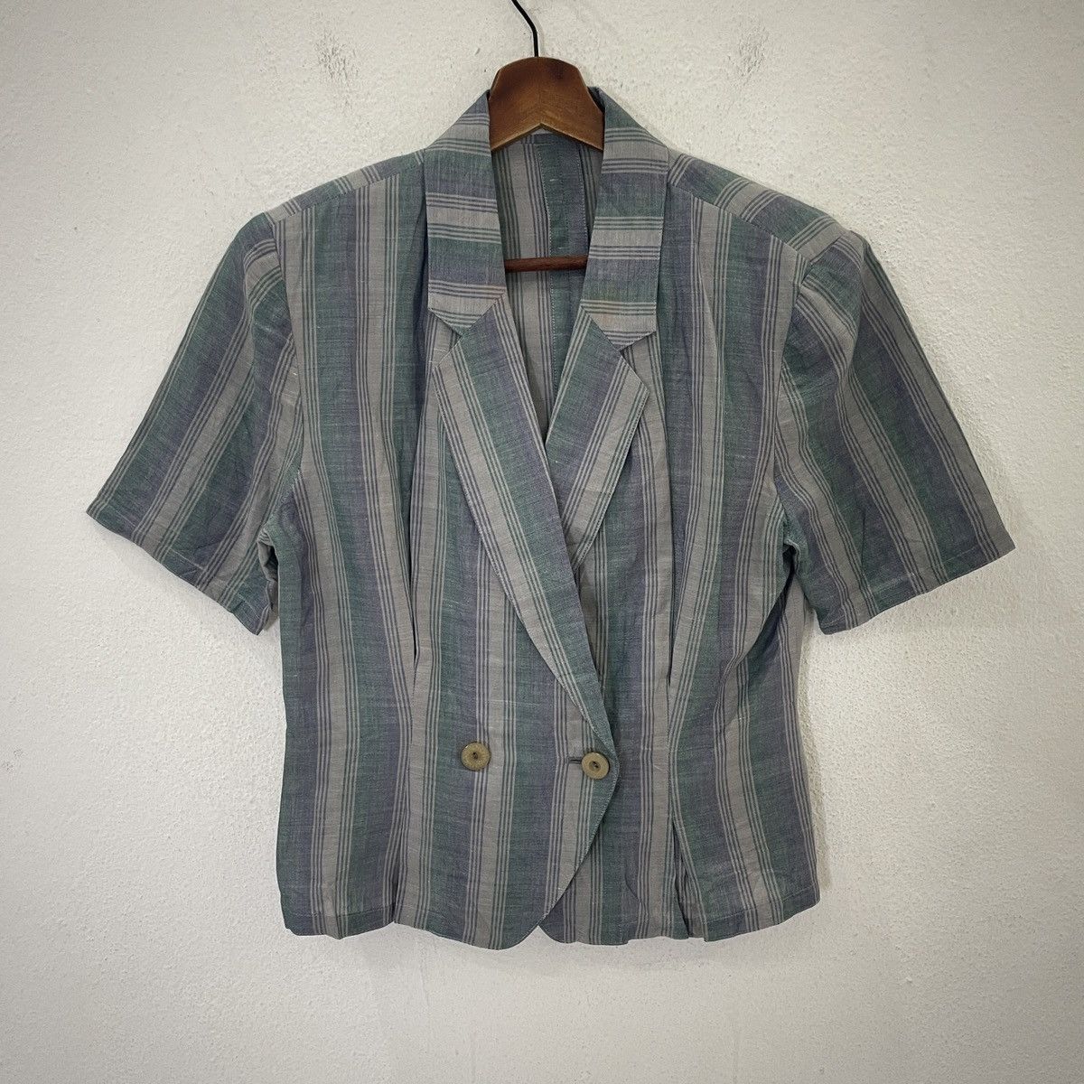 Aquascutum × Japanese Brand Vintage Aquasqutum Tweed Jacket Size M / US 6-8 / IT 42-44 - 1 Thumbnail