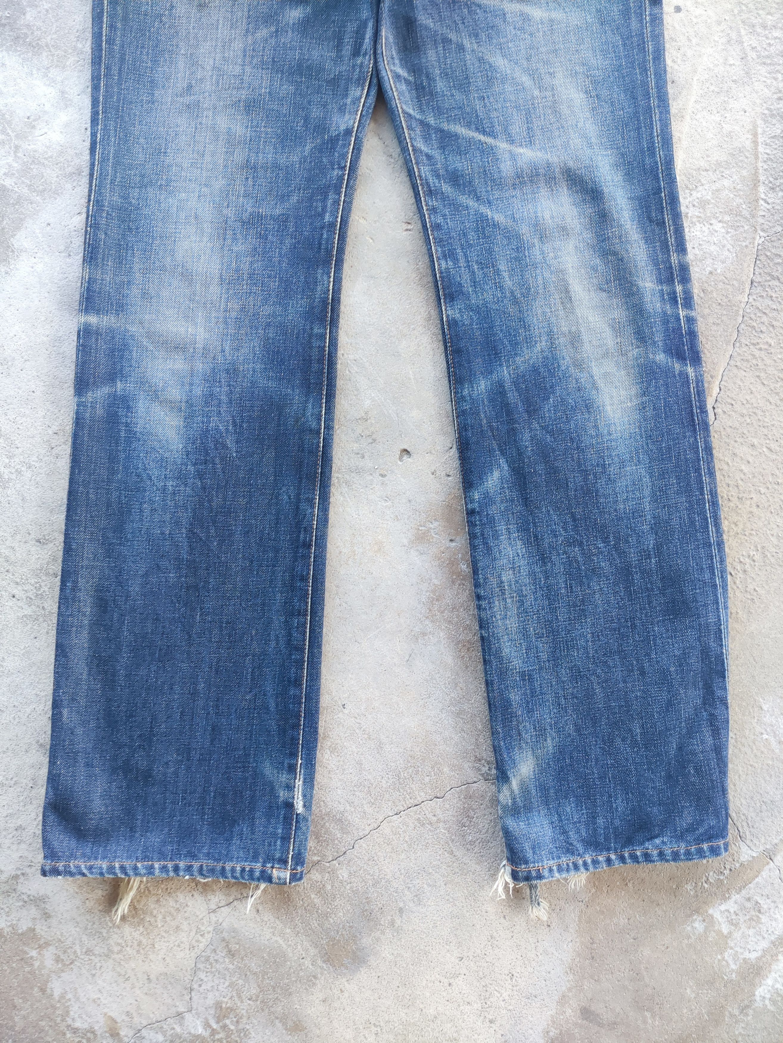 Edwin Vintage Edwin Brand Straight Denim Distressed Faded Pants Size US 29 - 4 Thumbnail