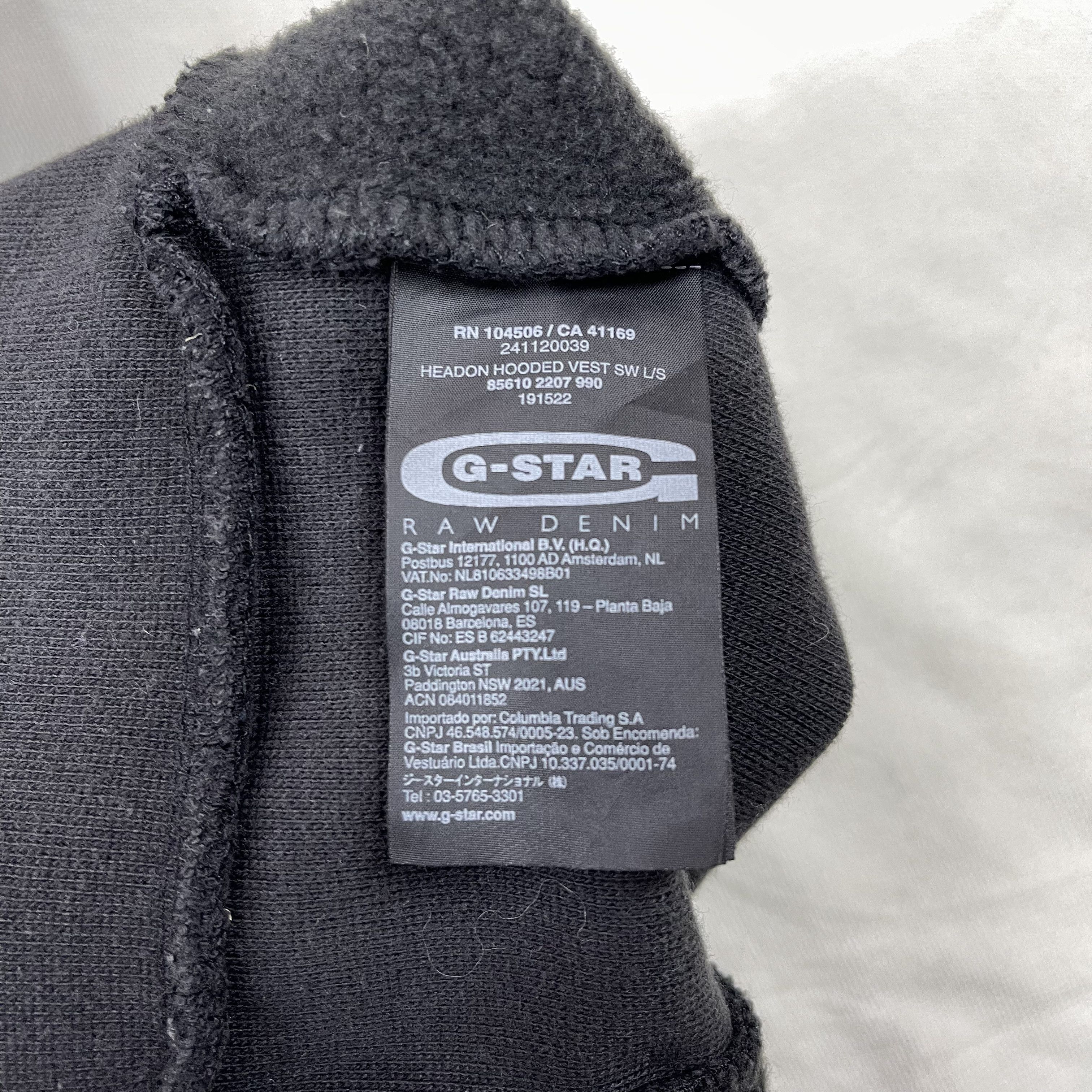 G-Star G STAR RAW DENIM Zipper Hoodie #1153/AO Size US S / EU 44-46 / 1 - 10 Thumbnail