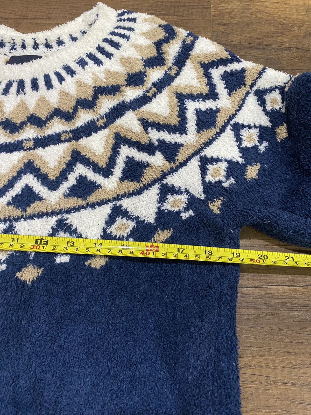 Japanese Brand JAPAN ANTI BALLISTIC NATIVE SOFT FLEECE SWEATER Size US M / EU 48-50 / 2 - 4 Thumbnail