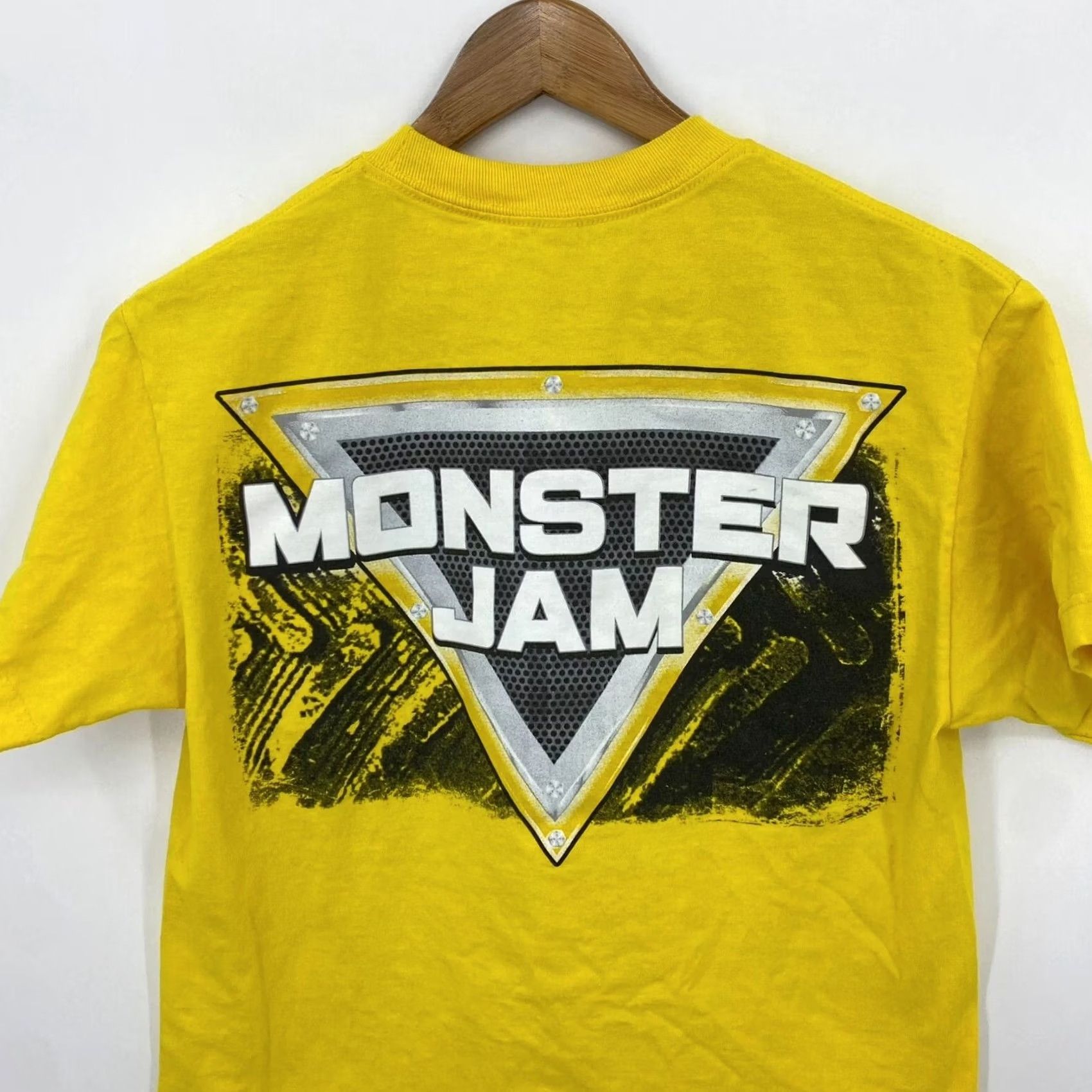 Vintage Nike Shirt Monster Jam Alstyle T-Shirt Mens M Yellow Logo Short Sleeve Crew Neck Size US M / EU 48-50 / 2 - 7 Thumbnail