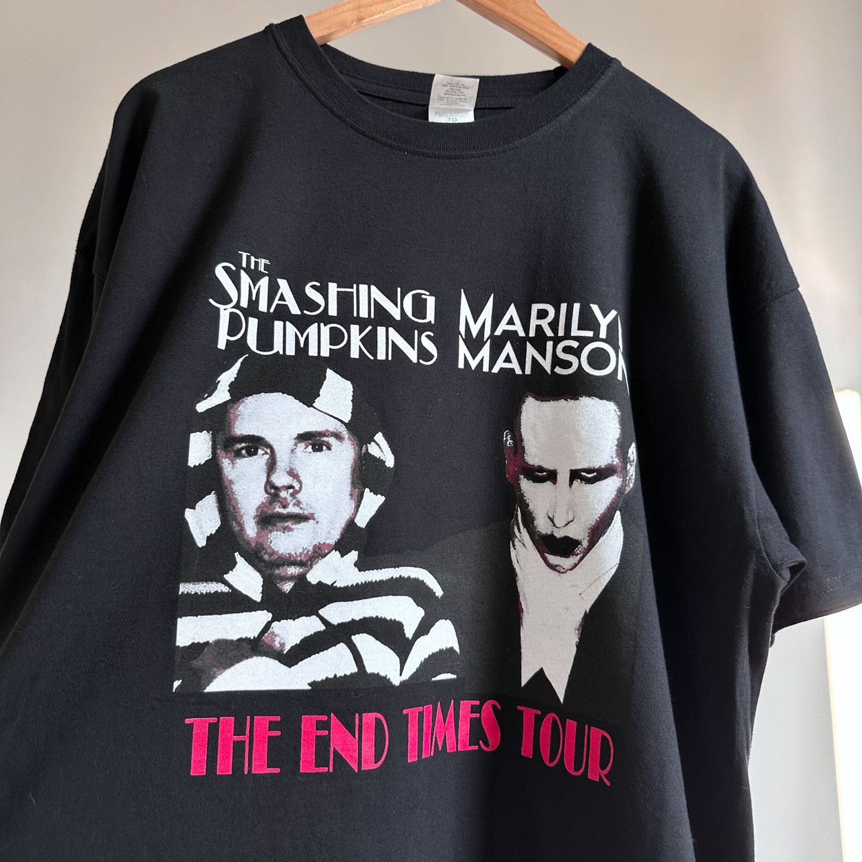2015 Smashing Pumpkins & Marilyn Manson tour t shirt size XL