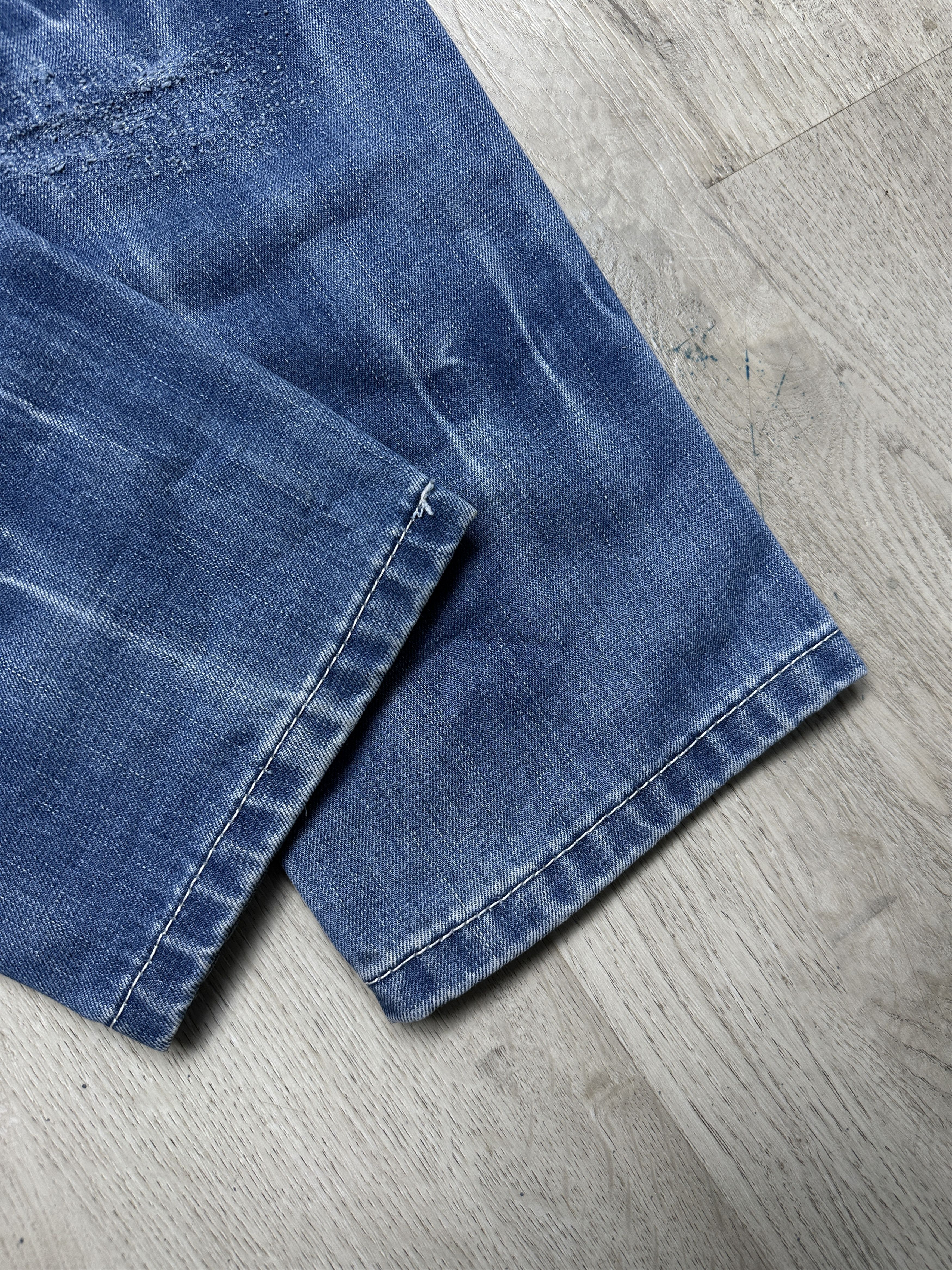 If Six Was Nine K&M Kosmo Lupo Patchwork Denim Pants Jeans Size US 29 - 11 Thumbnail